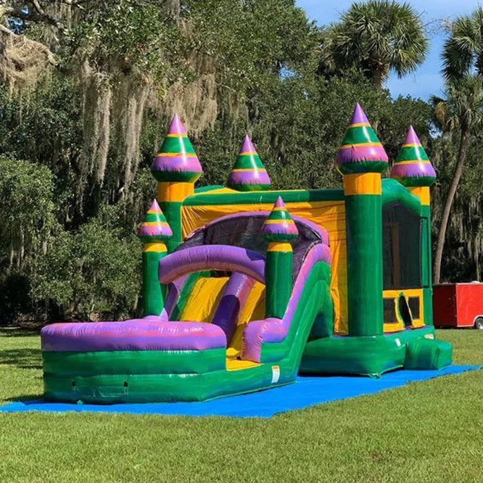 incorporating a bounce house with slide combo into your inventory