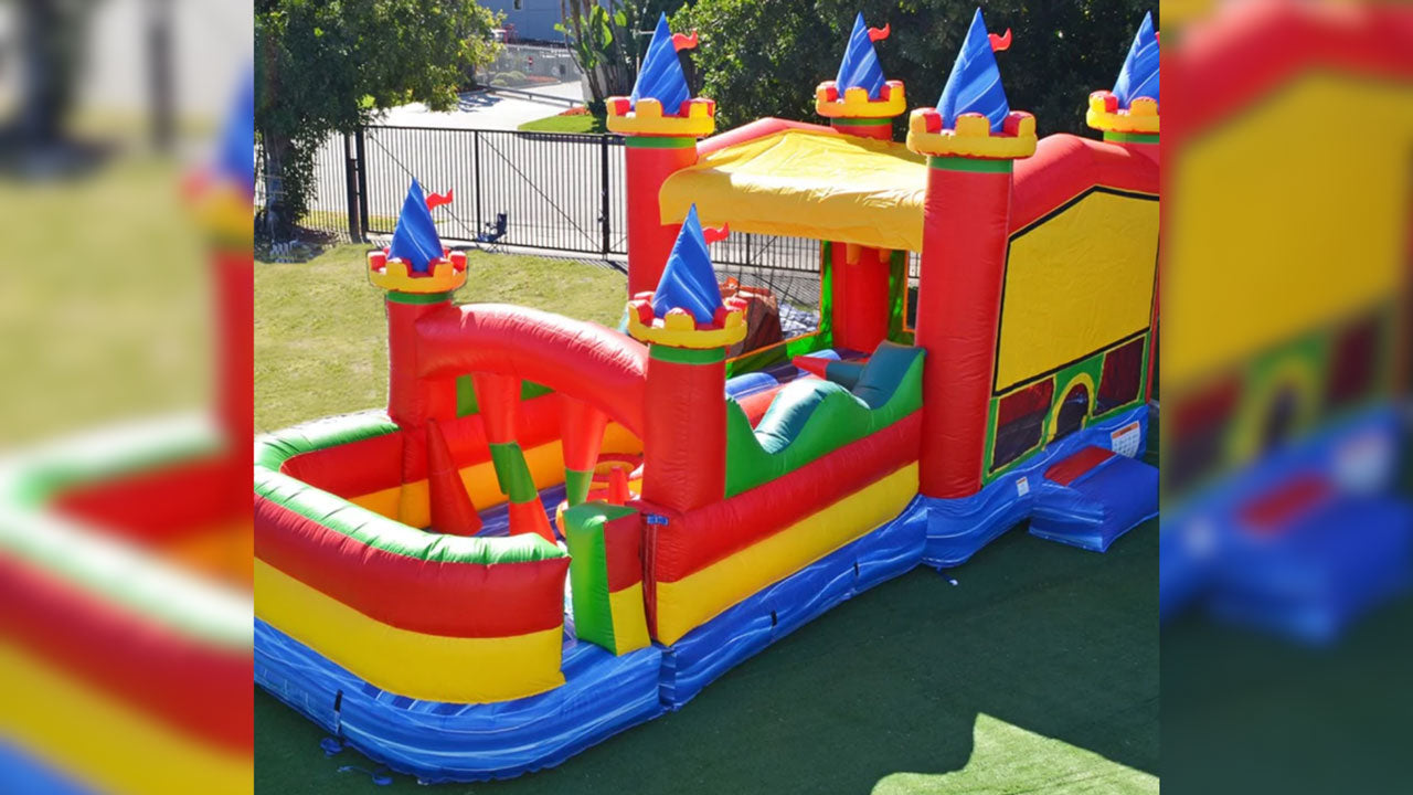 castle bounce house combos