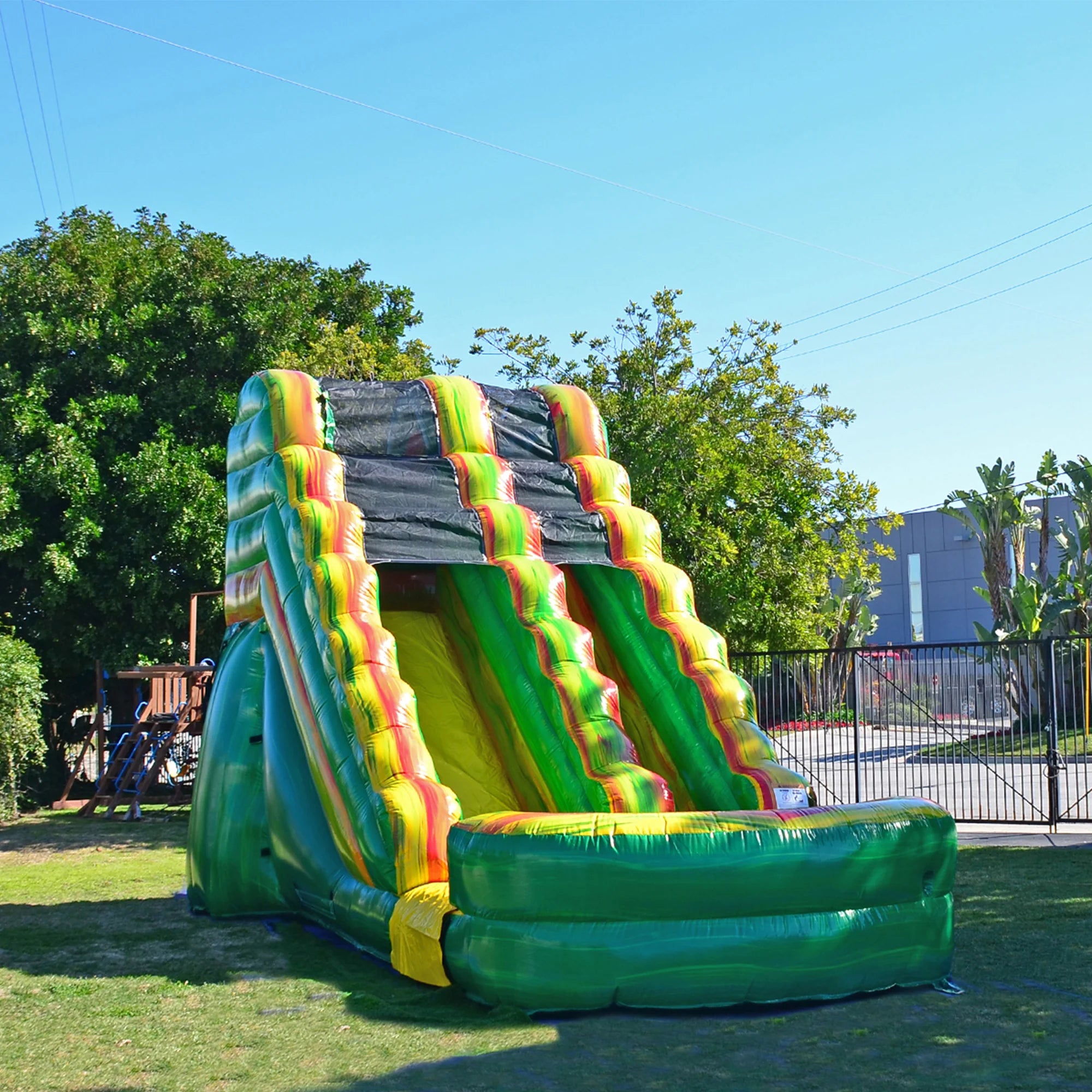 double water slide inflatables