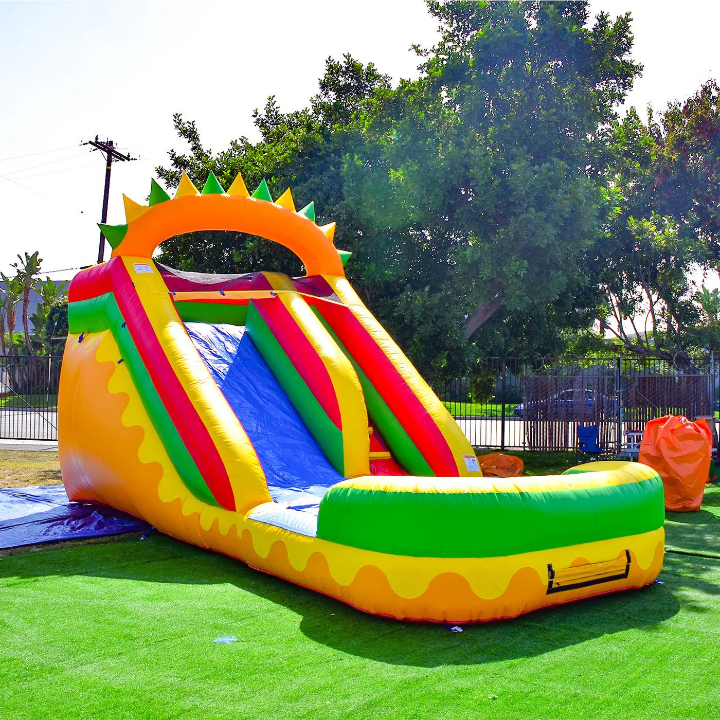 Commercial water slides