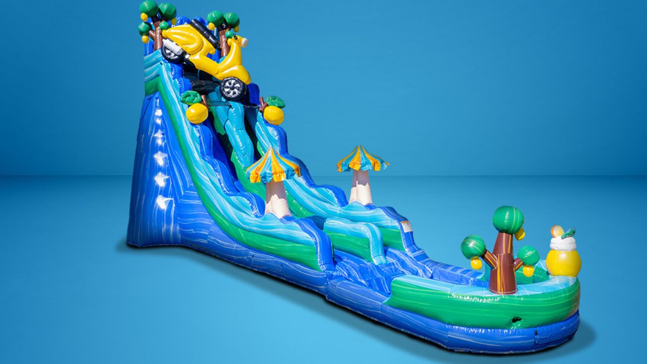 durable commercial inflatable water slides