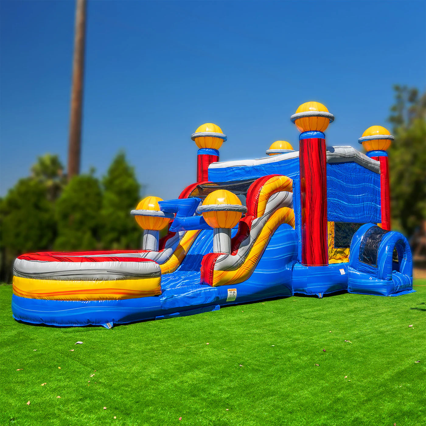What Makes Water Slide-Enabled Inflatable Bounce Houses Remarkable as Commercial Assets?