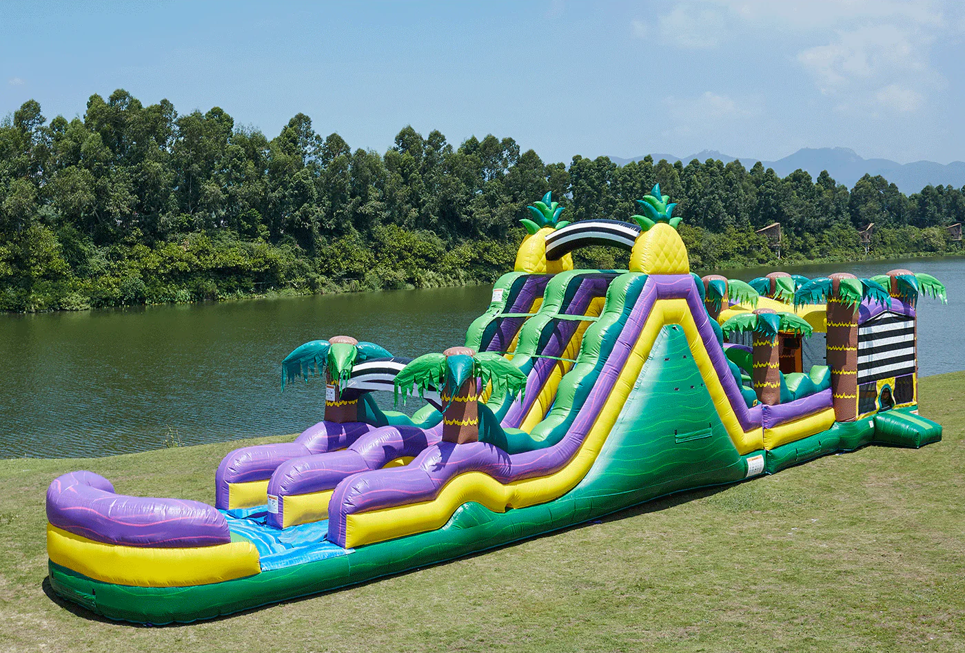 jumper with water slide