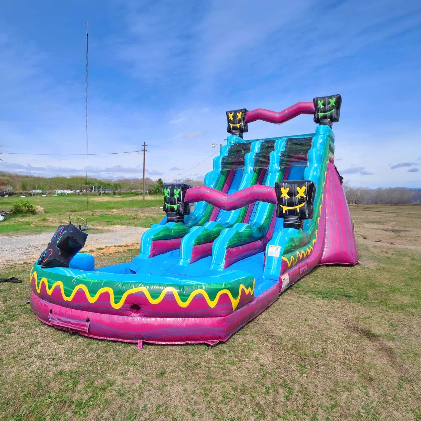 Commercial water slides