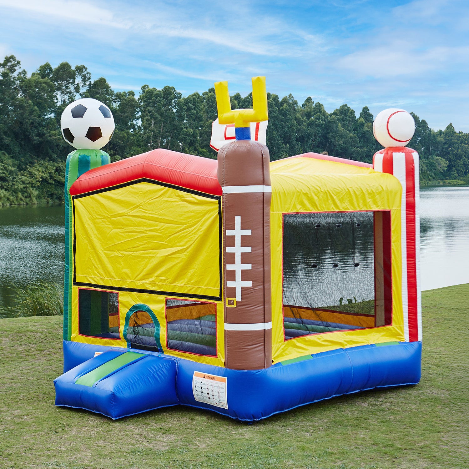 SPORTS 13' X 13' BOUNCE HOUSE