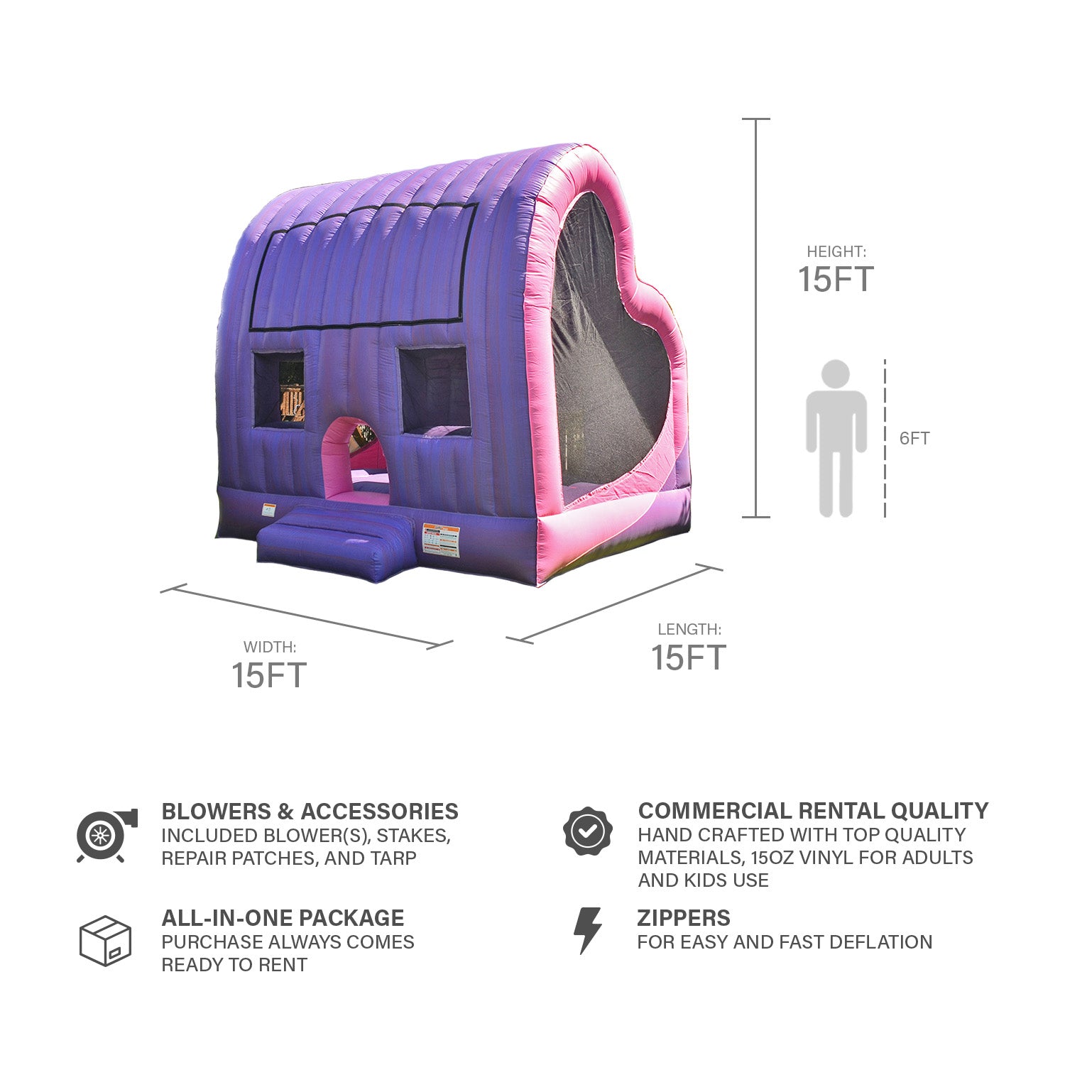 LOVE BOUNCE HOUSE