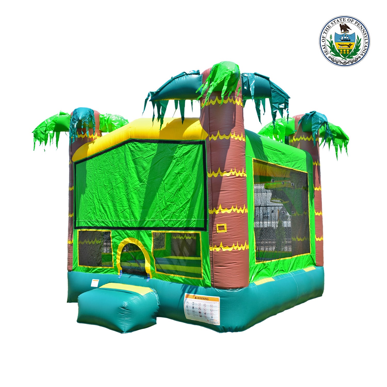 TROPICAL ALOHA 13' X 13' BOUNCE HOUSE