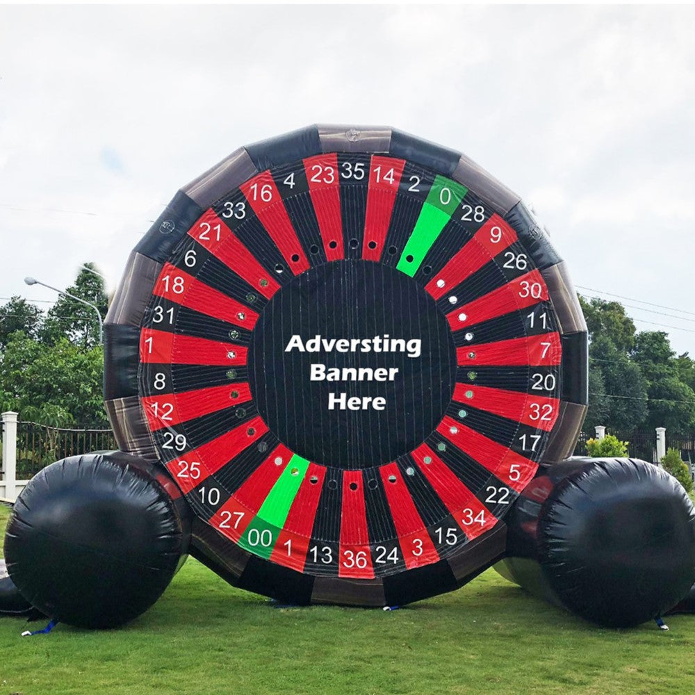 MULTI-USE 16 FT ROULETTE DART/MOVIE SCREEN/SIDE GAMES