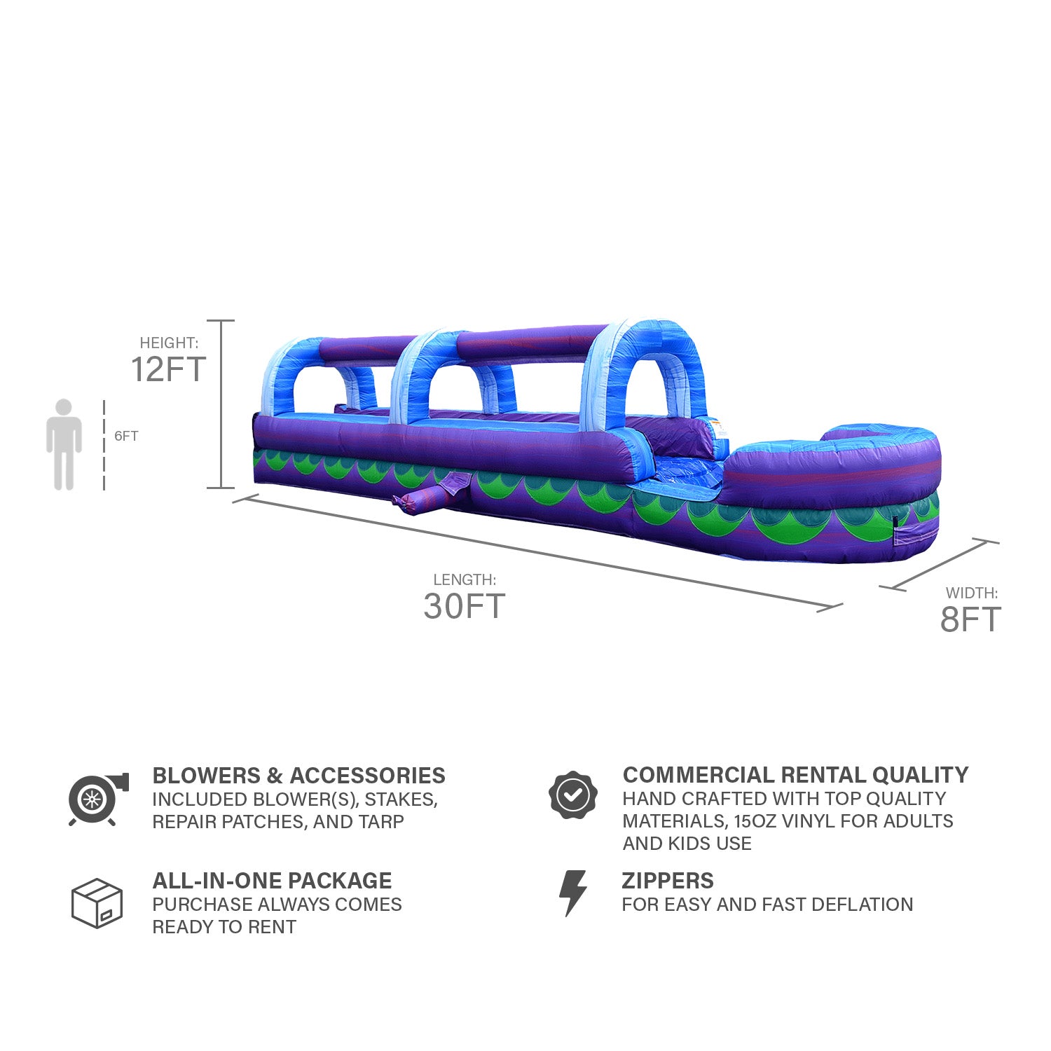 MERMAID SLIP N SLIDE