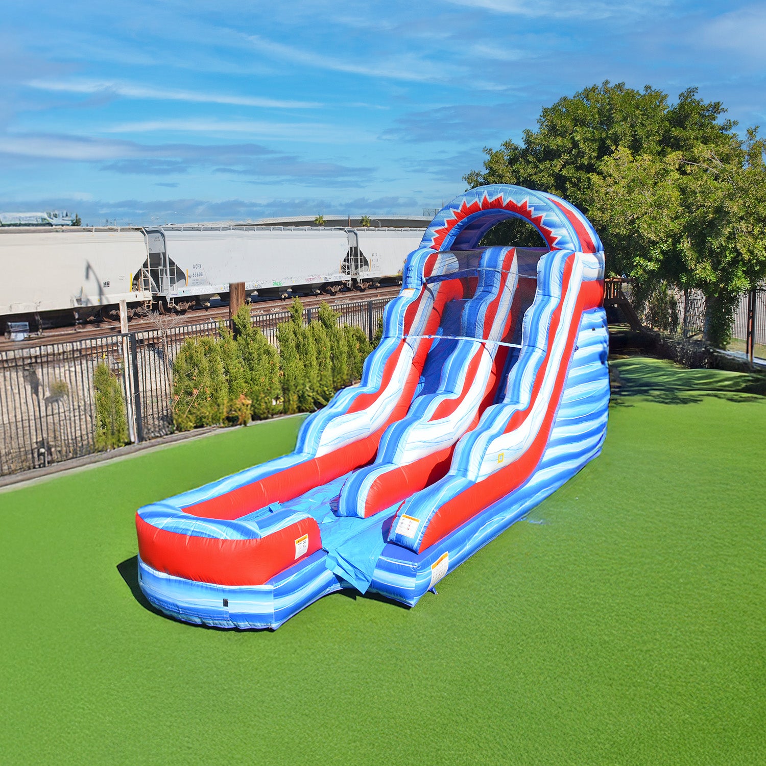 FLASH 15 FT MEGA SLIDE