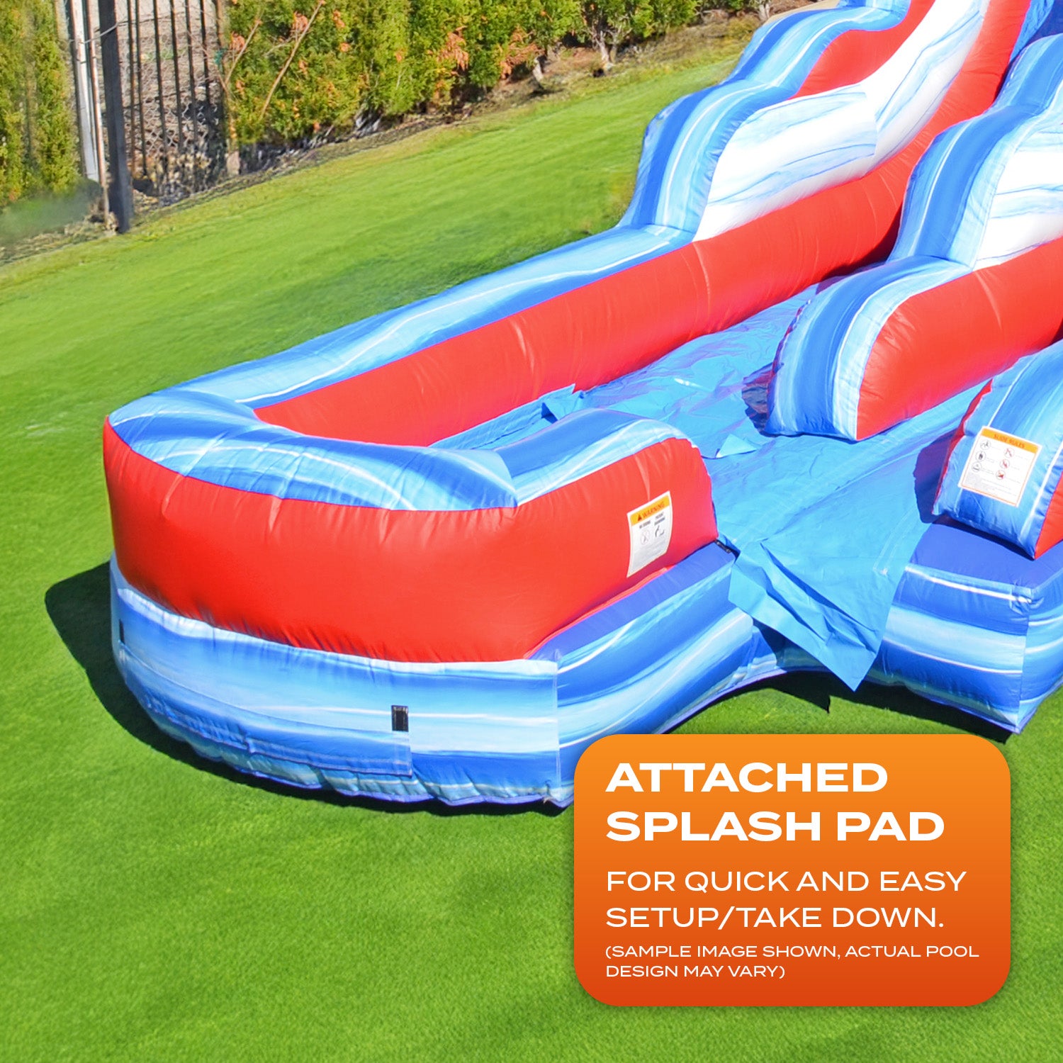 FLASH 15 FT MEGA SLIDE