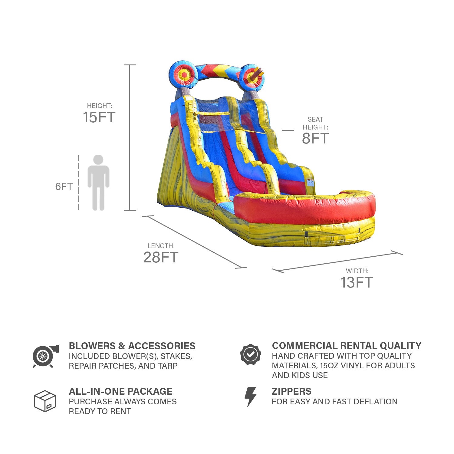 TARGET 15 FT SLIDE