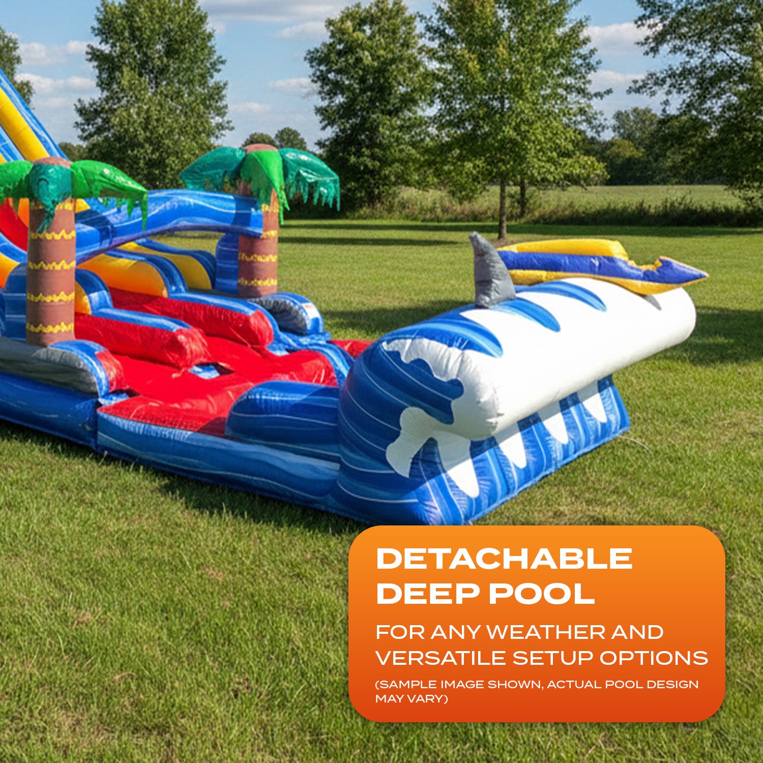 SHARK SIGHTED DUAL LANE 24 FT SLIDE