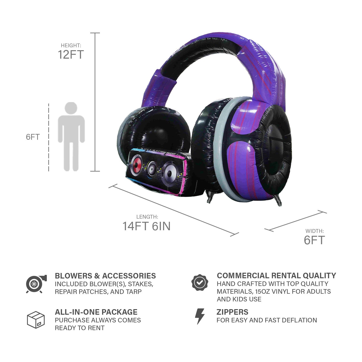 DJ 14FT FACADE BOOTH