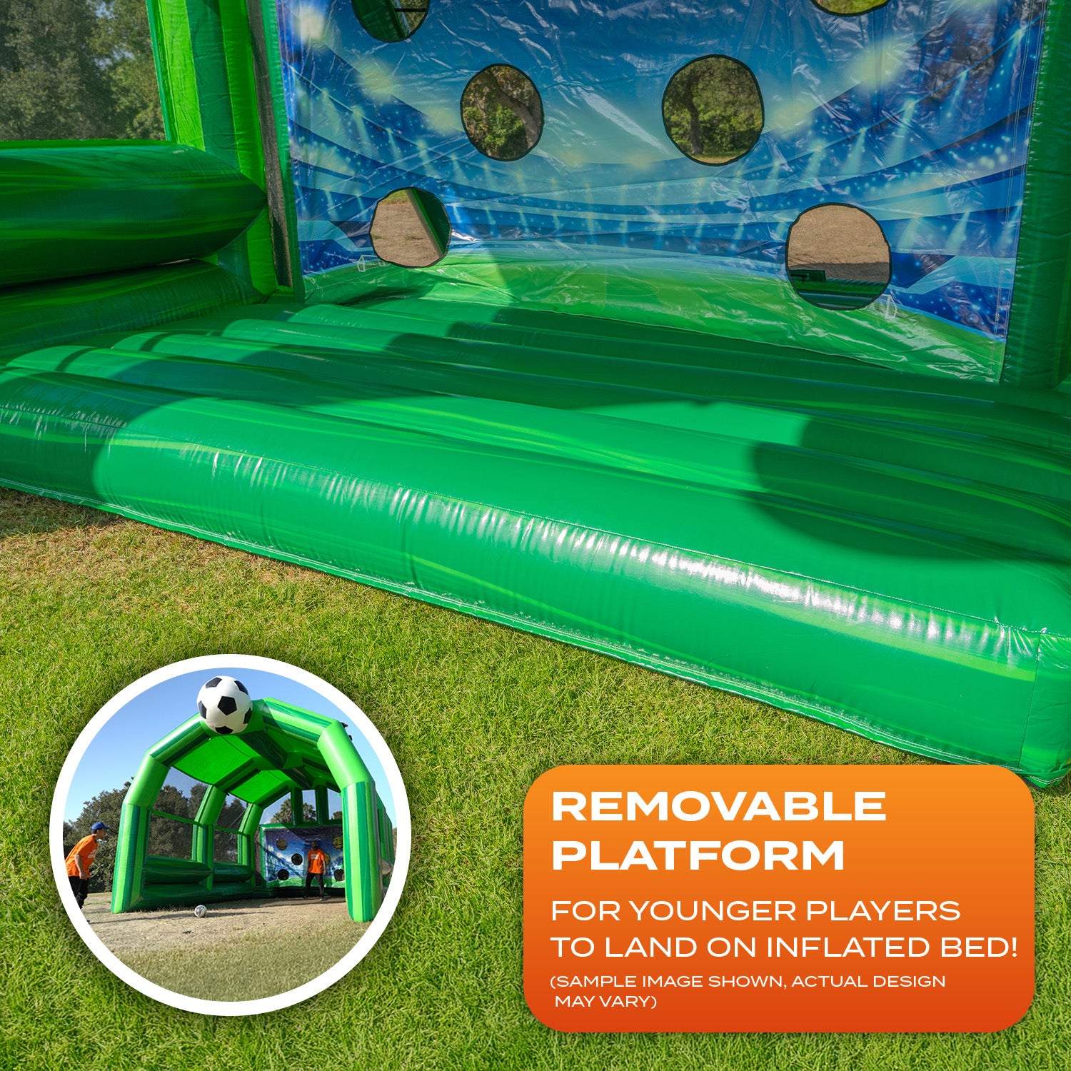 SOCCER GOAL 2-IN-1 TRAINER