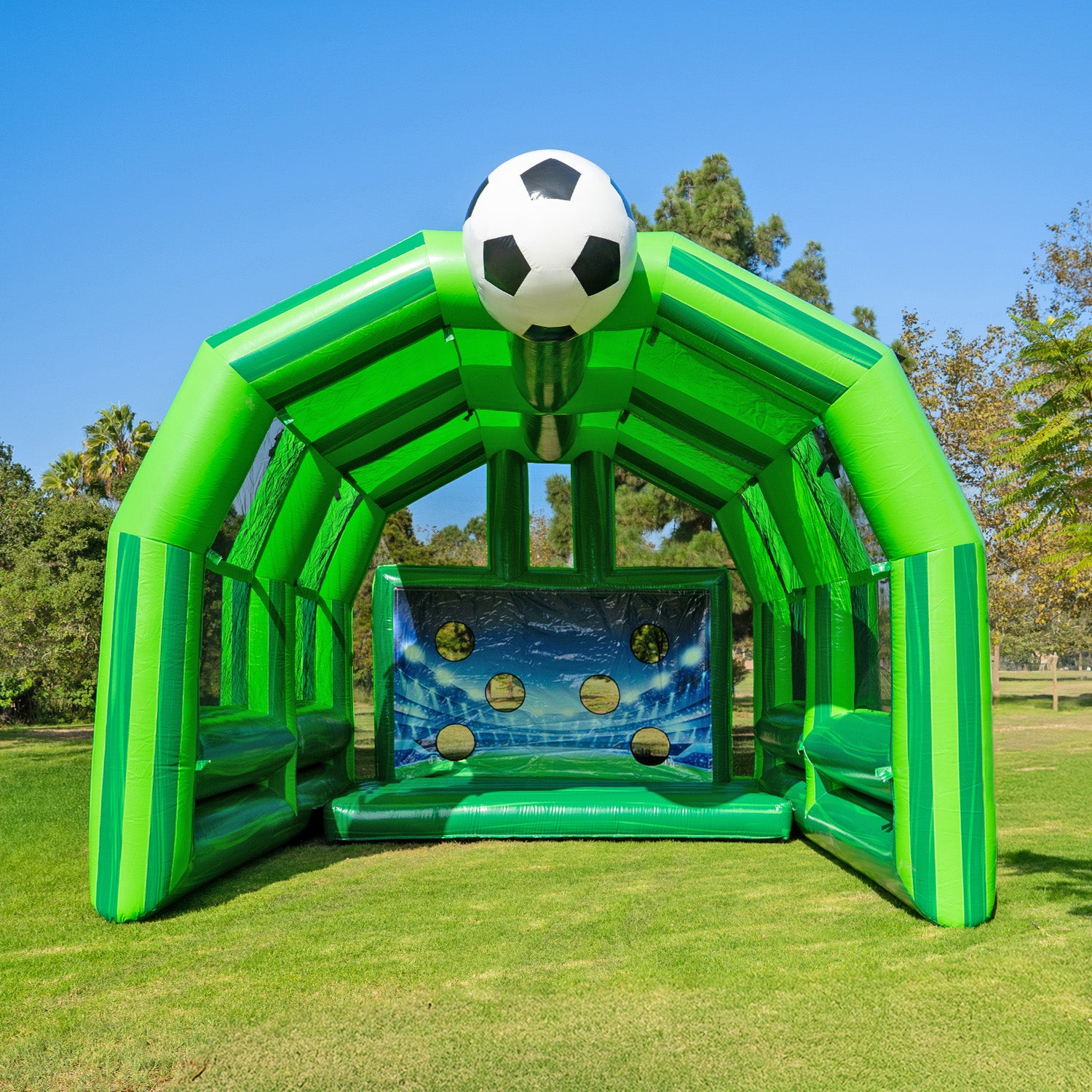 SOCCER GOAL 2-IN-1 TRAINER