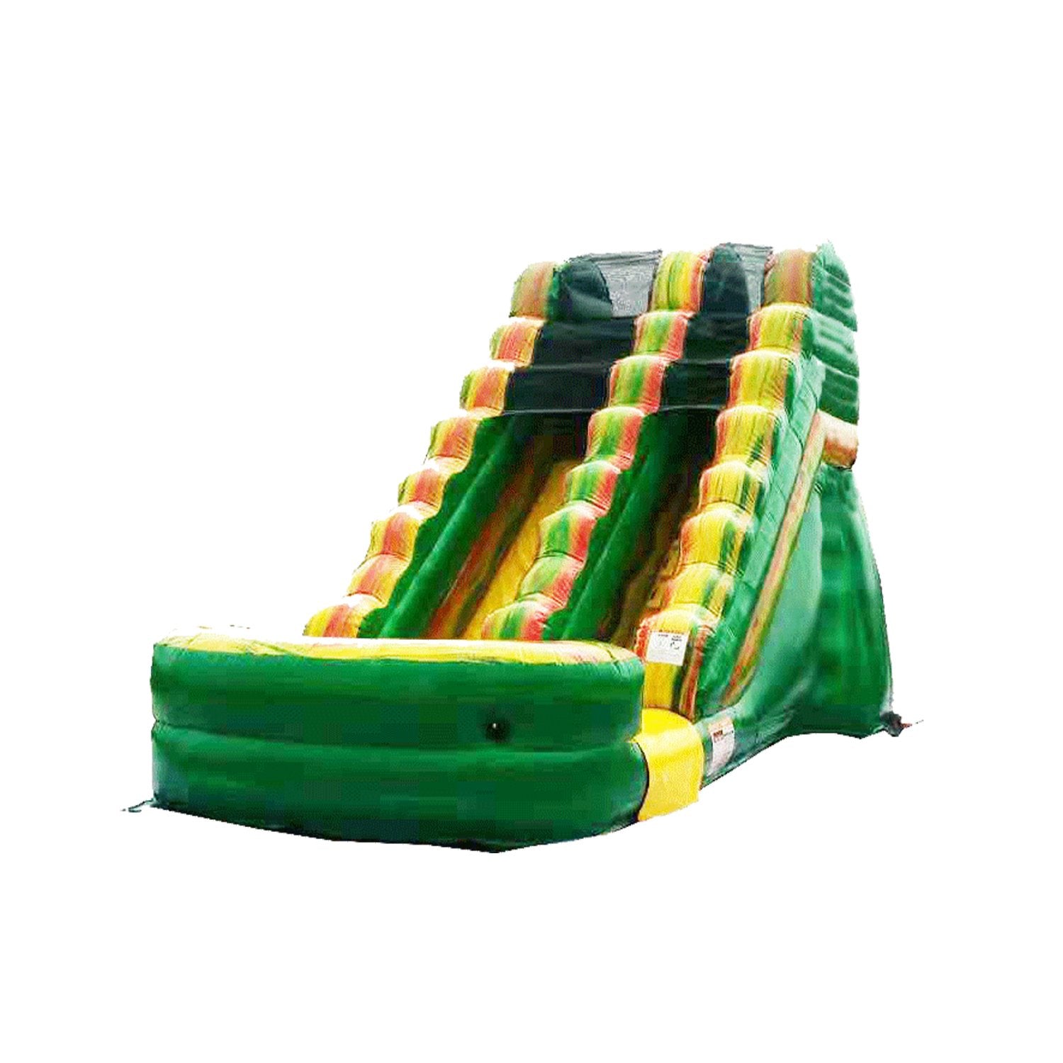 15 ft amazon river water slide in green