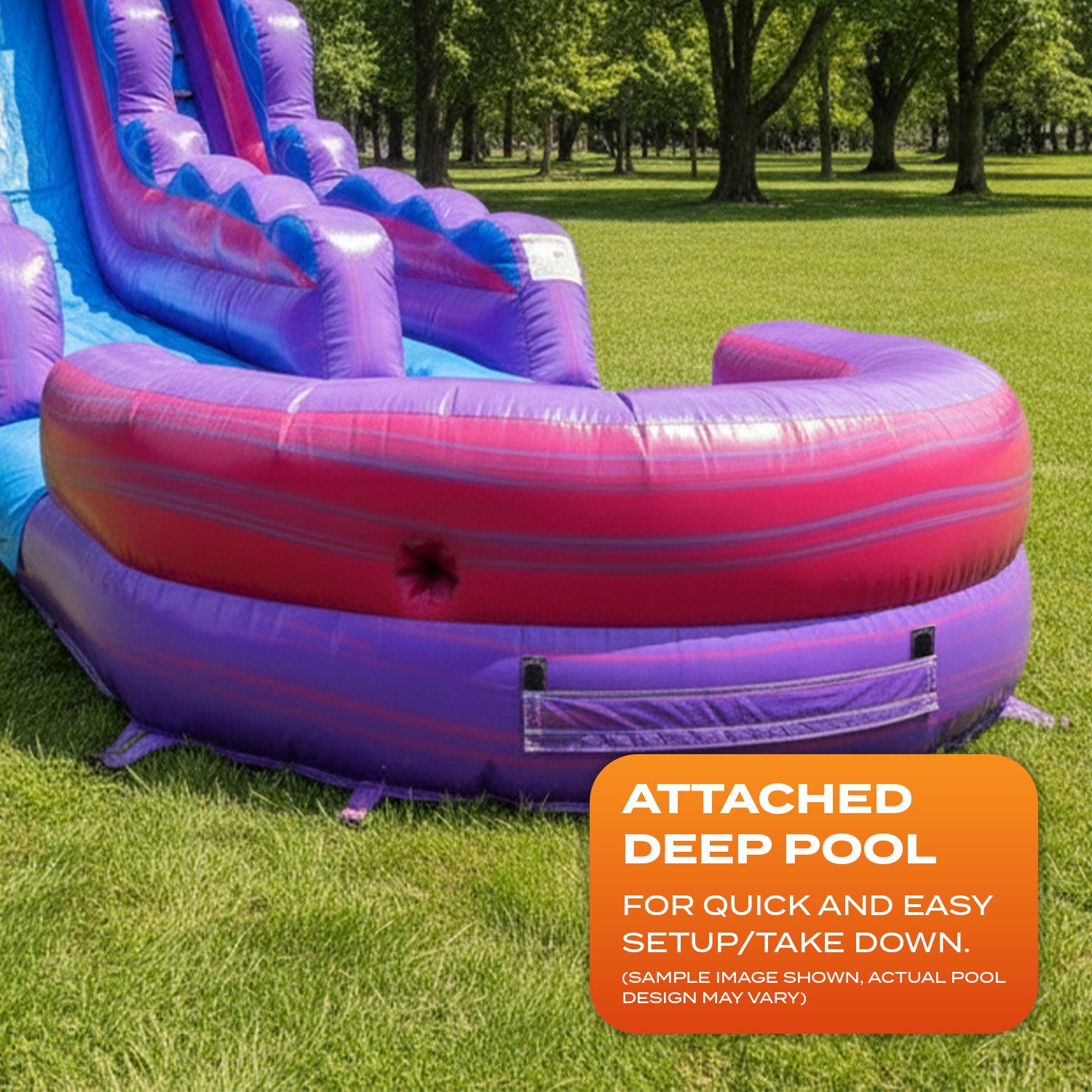 PURPLISH 19 FT SLIDE