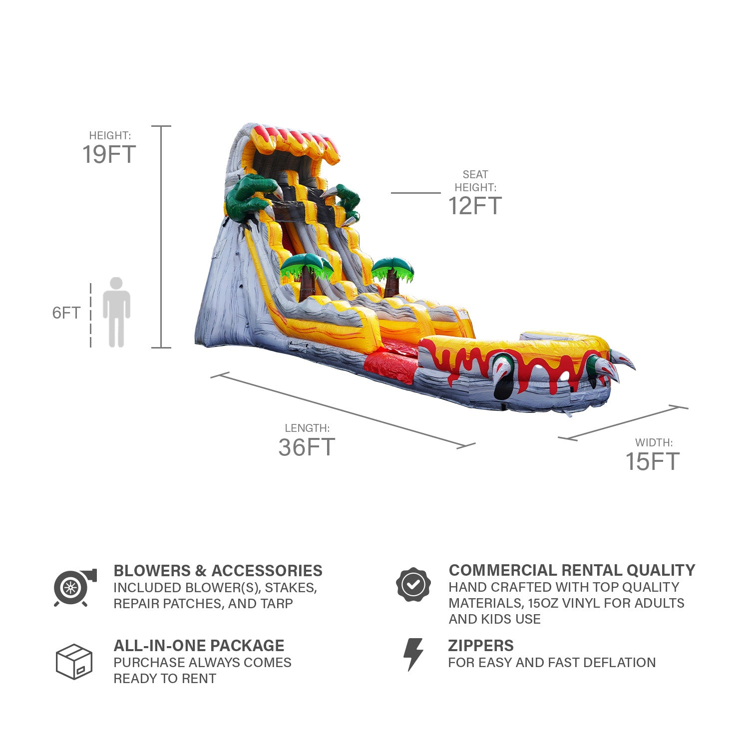 T-REX 19 FT SLIDE