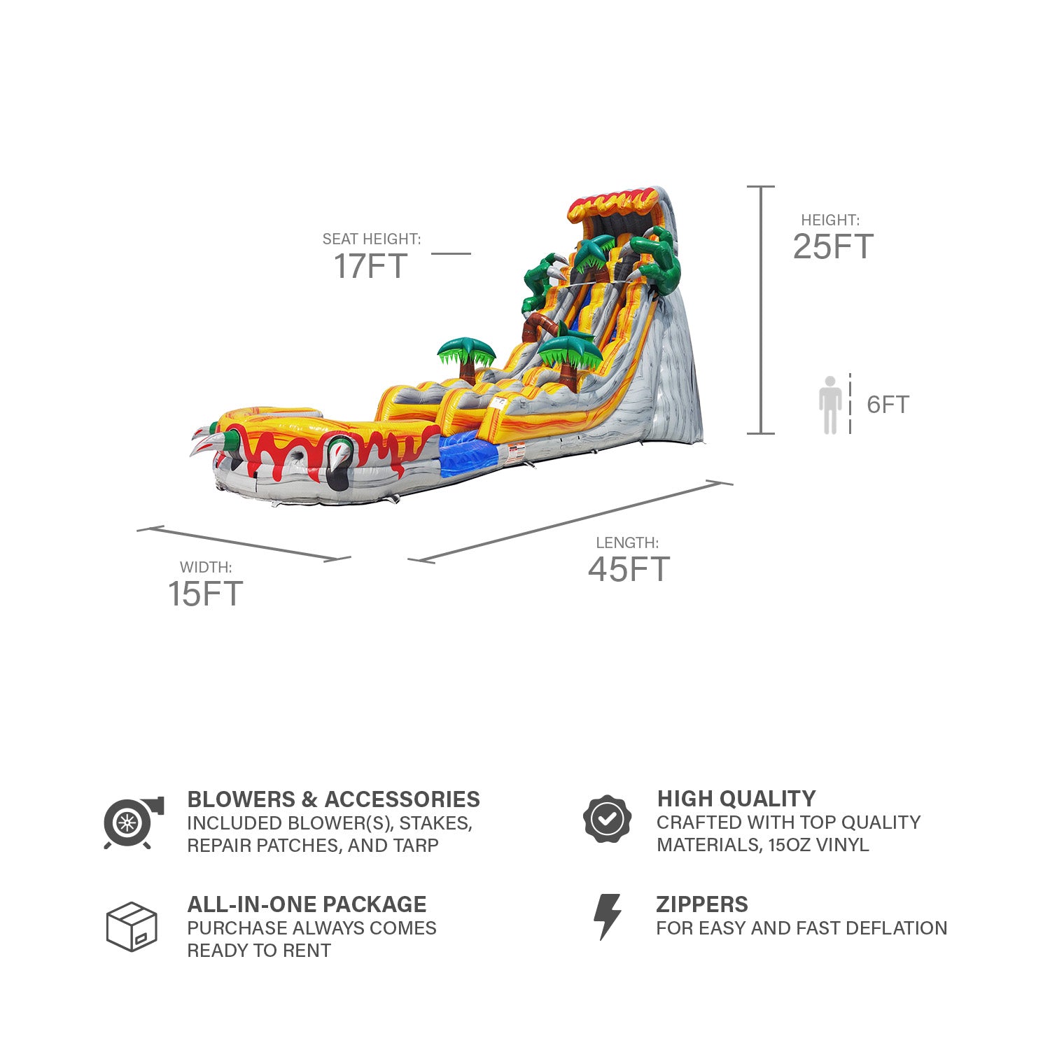 T-REX 25 FT SLIDE
