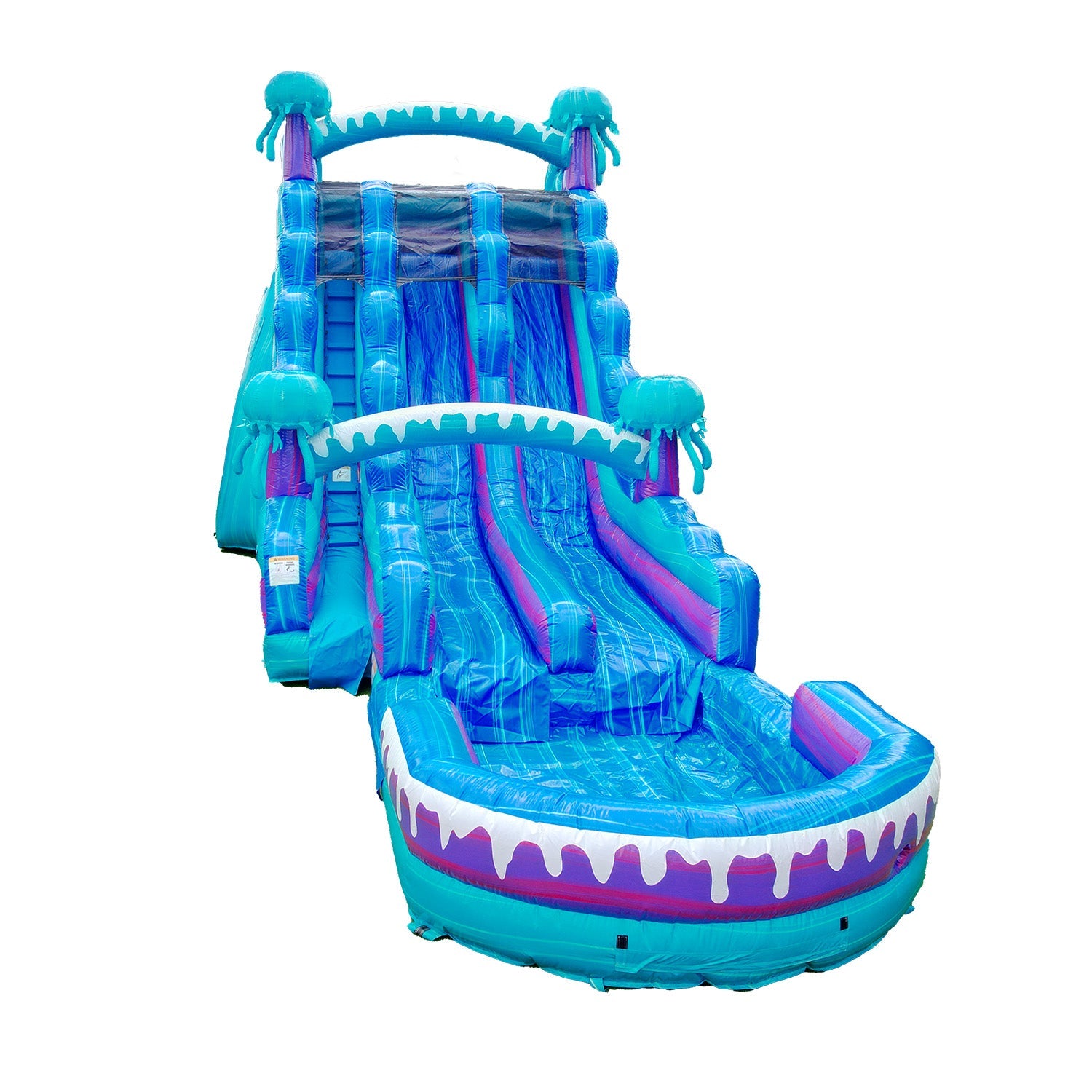 ELECTRIC 20 FT DUAL LANE SLIDE