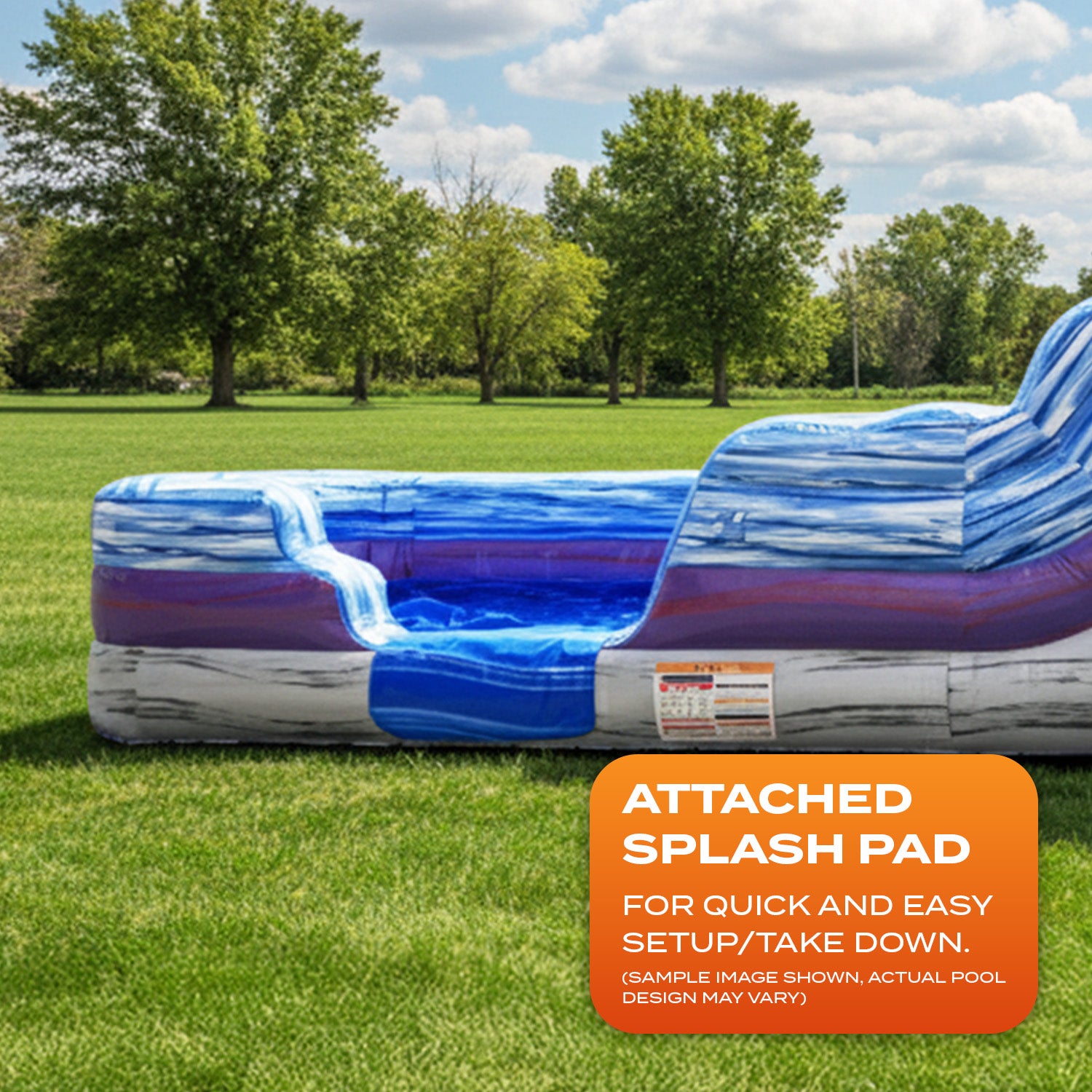 STARRY NIGHT 15 FT SLIDE