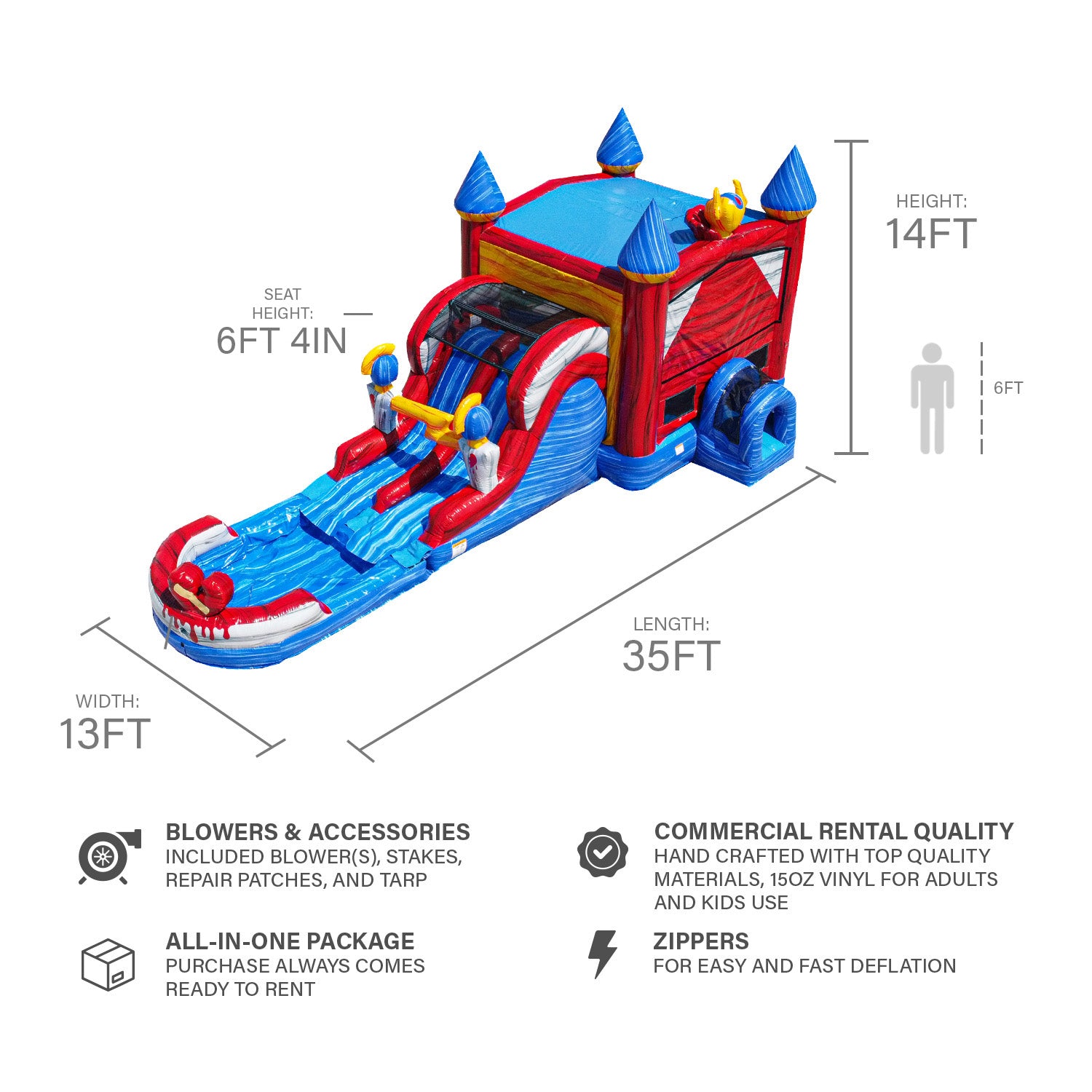 QUEEN DUAL LANE COMBO