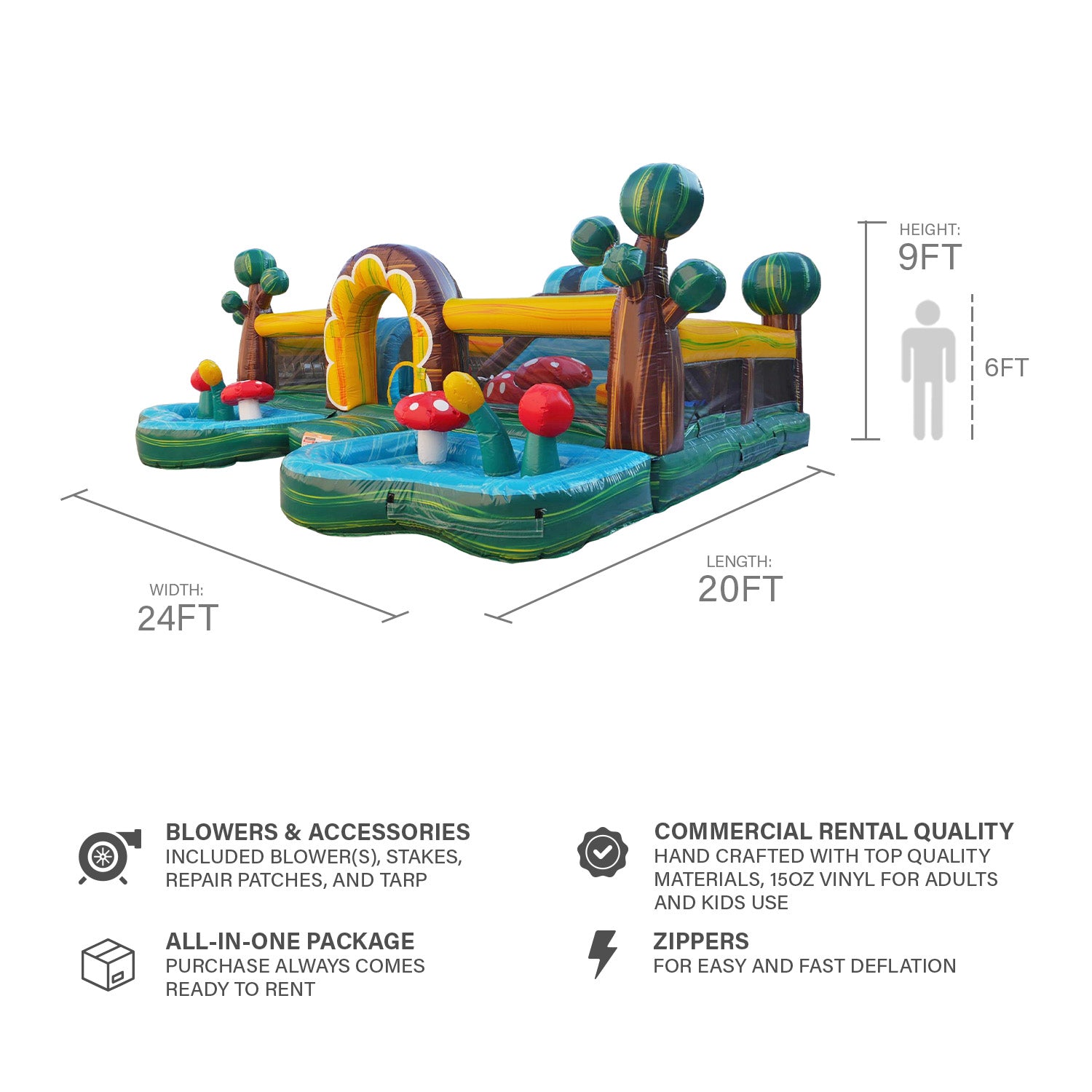 FOREST LAGOON WET DRY OBSTACLE