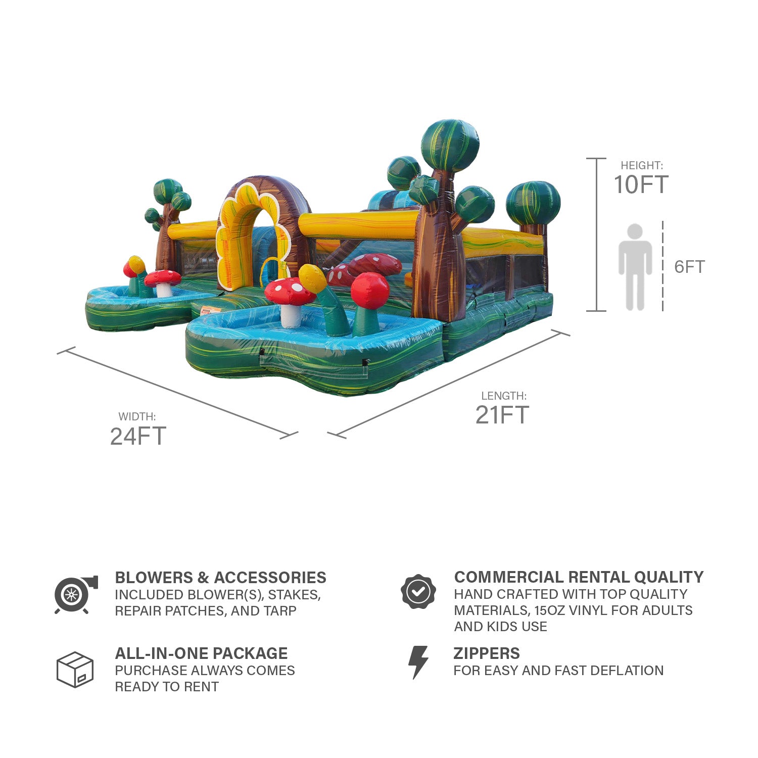 FOREST LAGOON WET DRY OBSTACLE