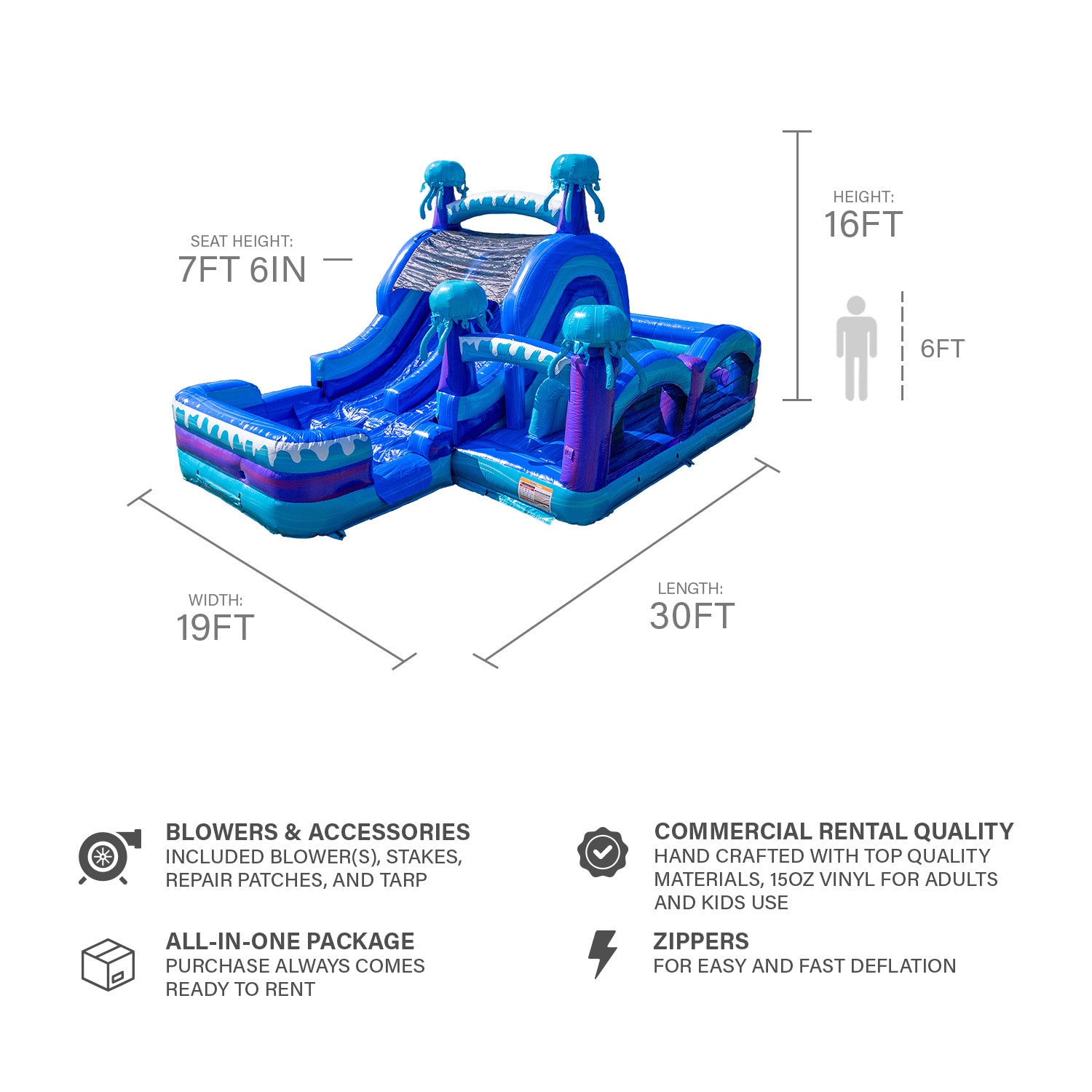 ELECTRIC U-TURN WET DRY OBSTACLE