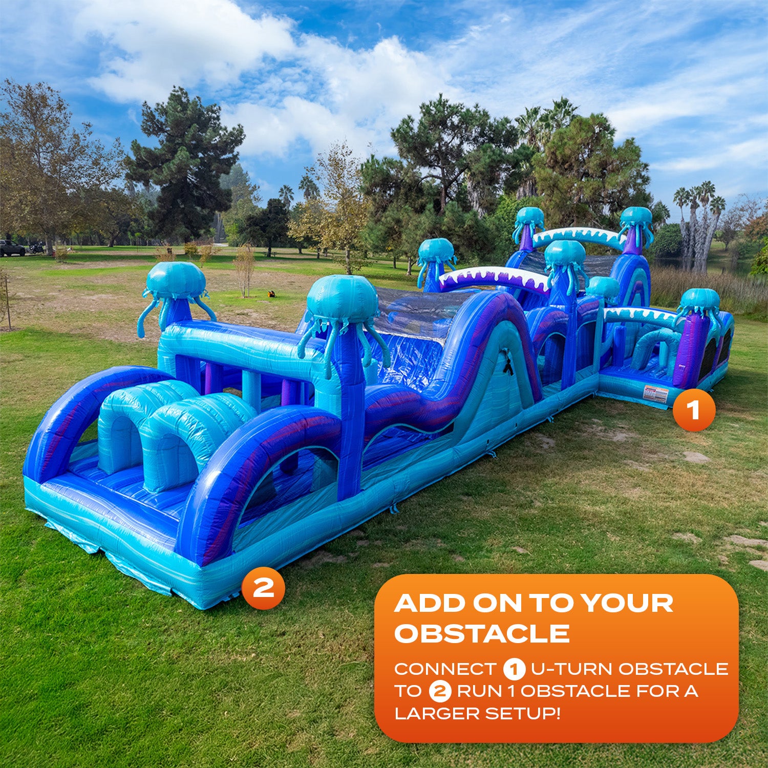 ELECTRIC 40 FT OBSTACLE - RUN 1