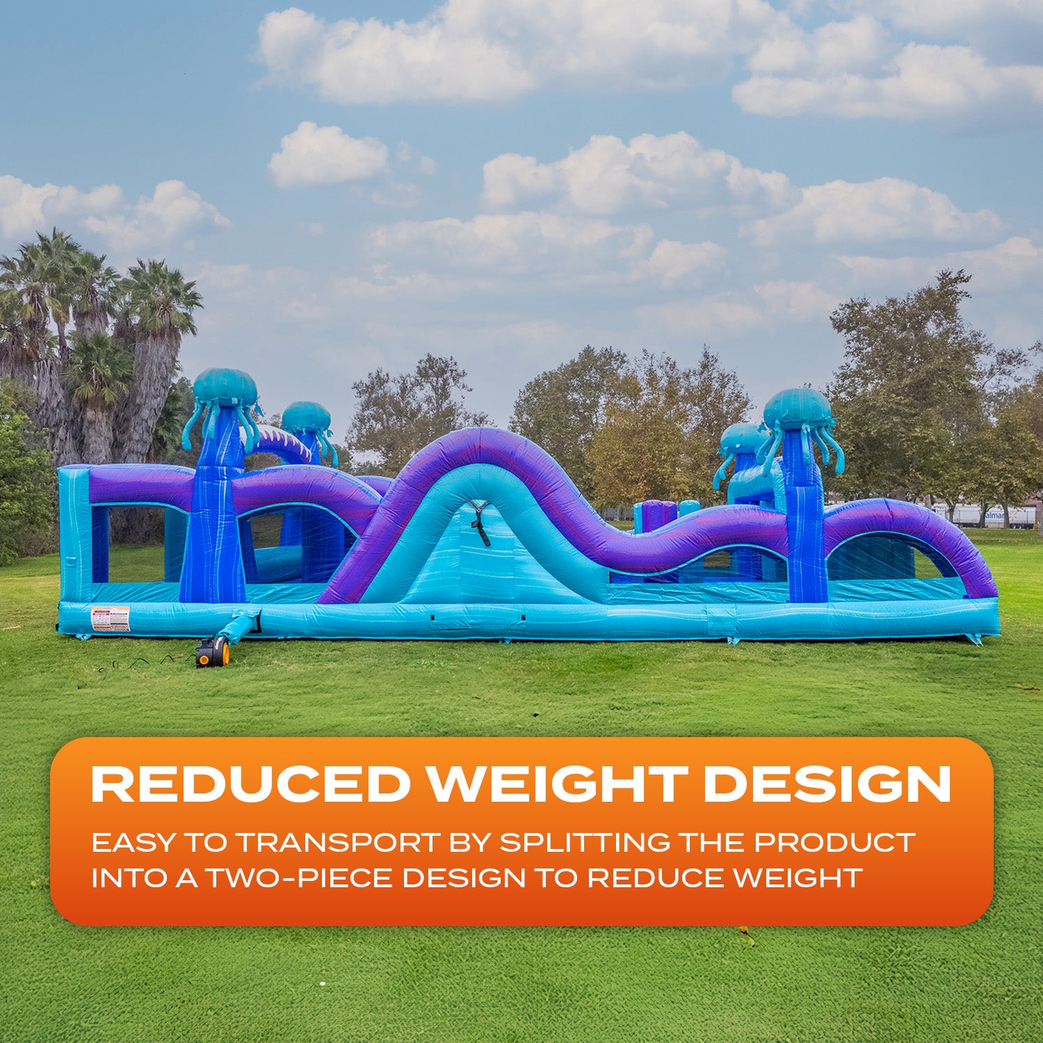 ELECTRIC 40 FT OBSTACLE - RUN 1