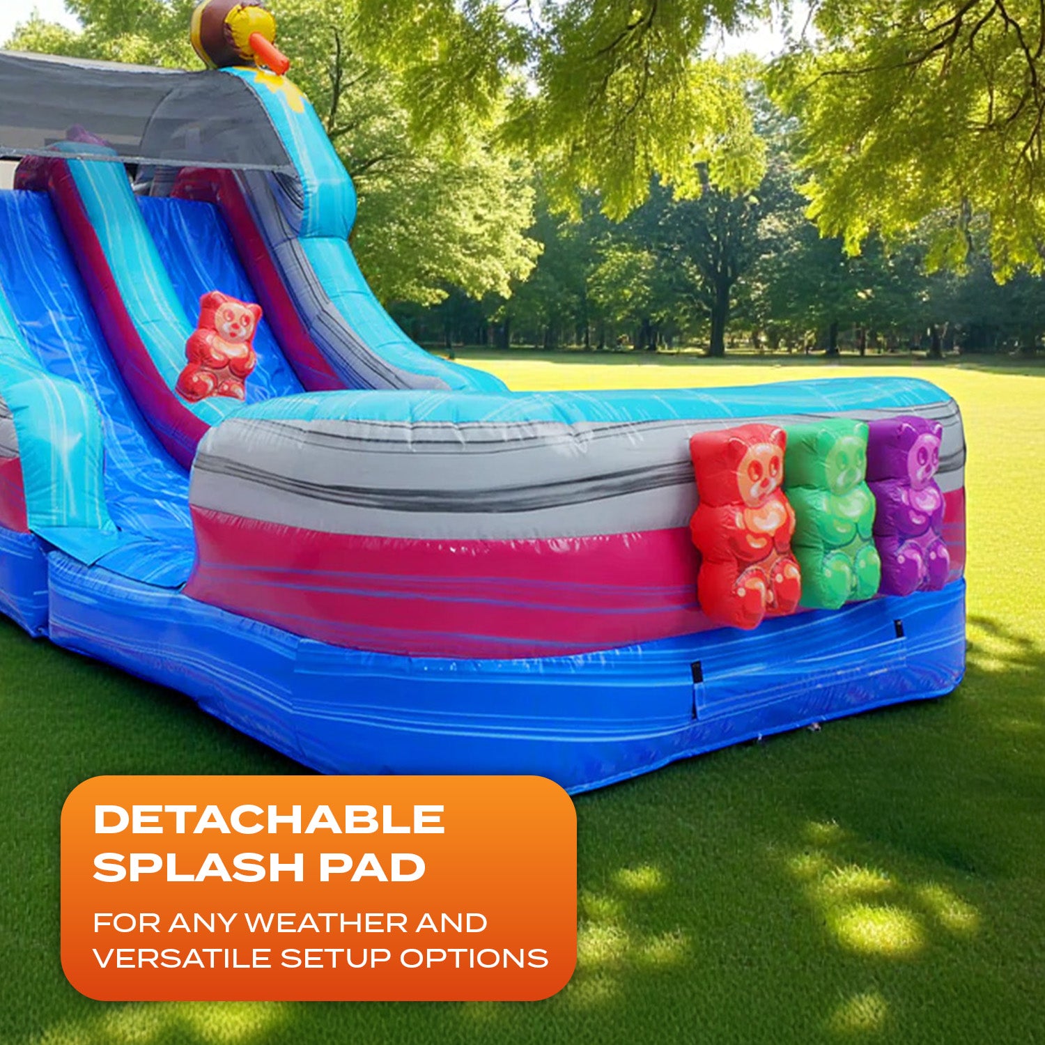 GUMMY BEAR WET DRY OBSTACLE