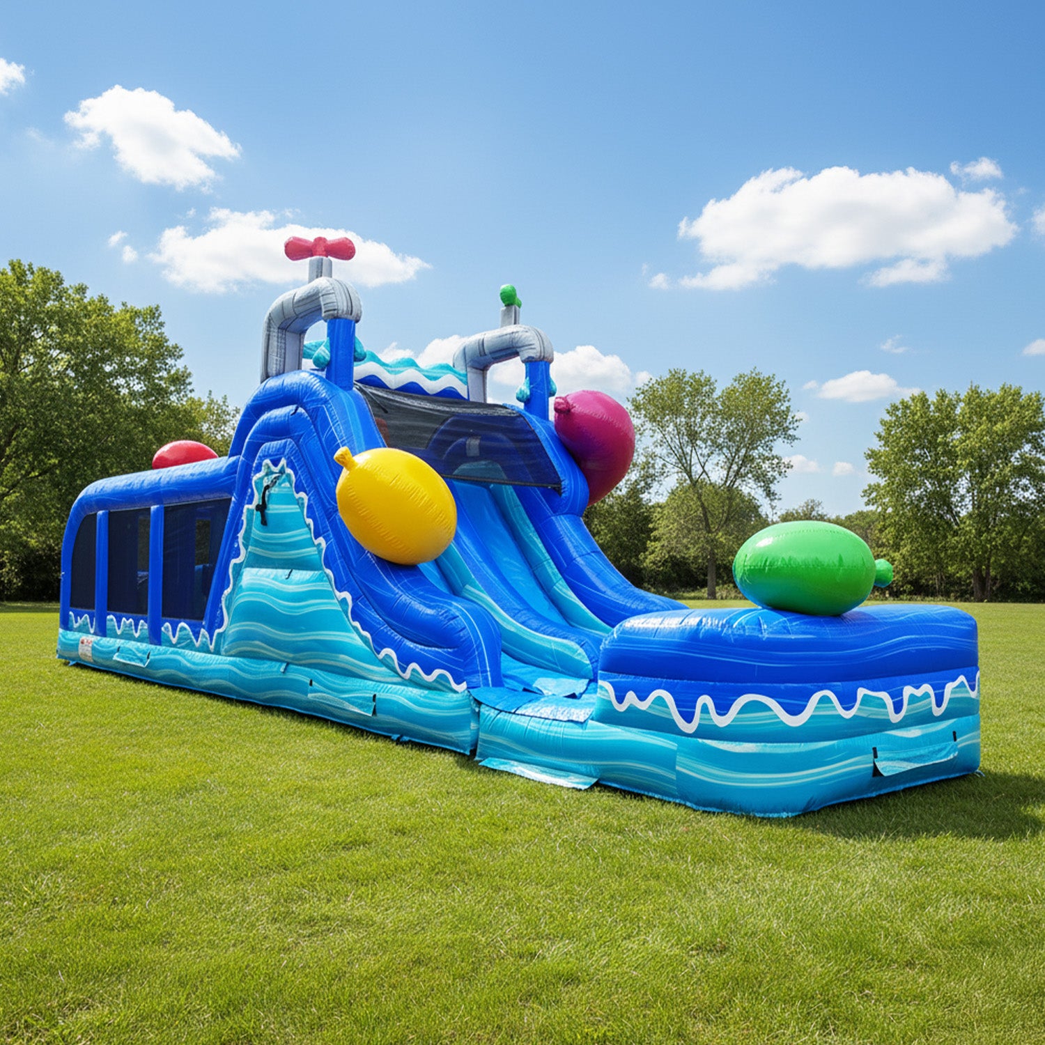 WATER BALLOONS WET DRY OBSTACLE