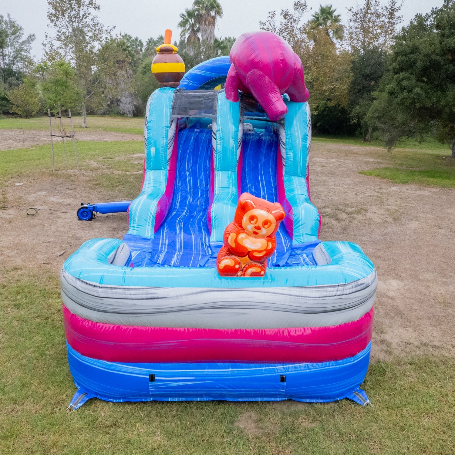 GUMMY BEARS 46 FT EXTENDED WET DRY OBSTACLE
