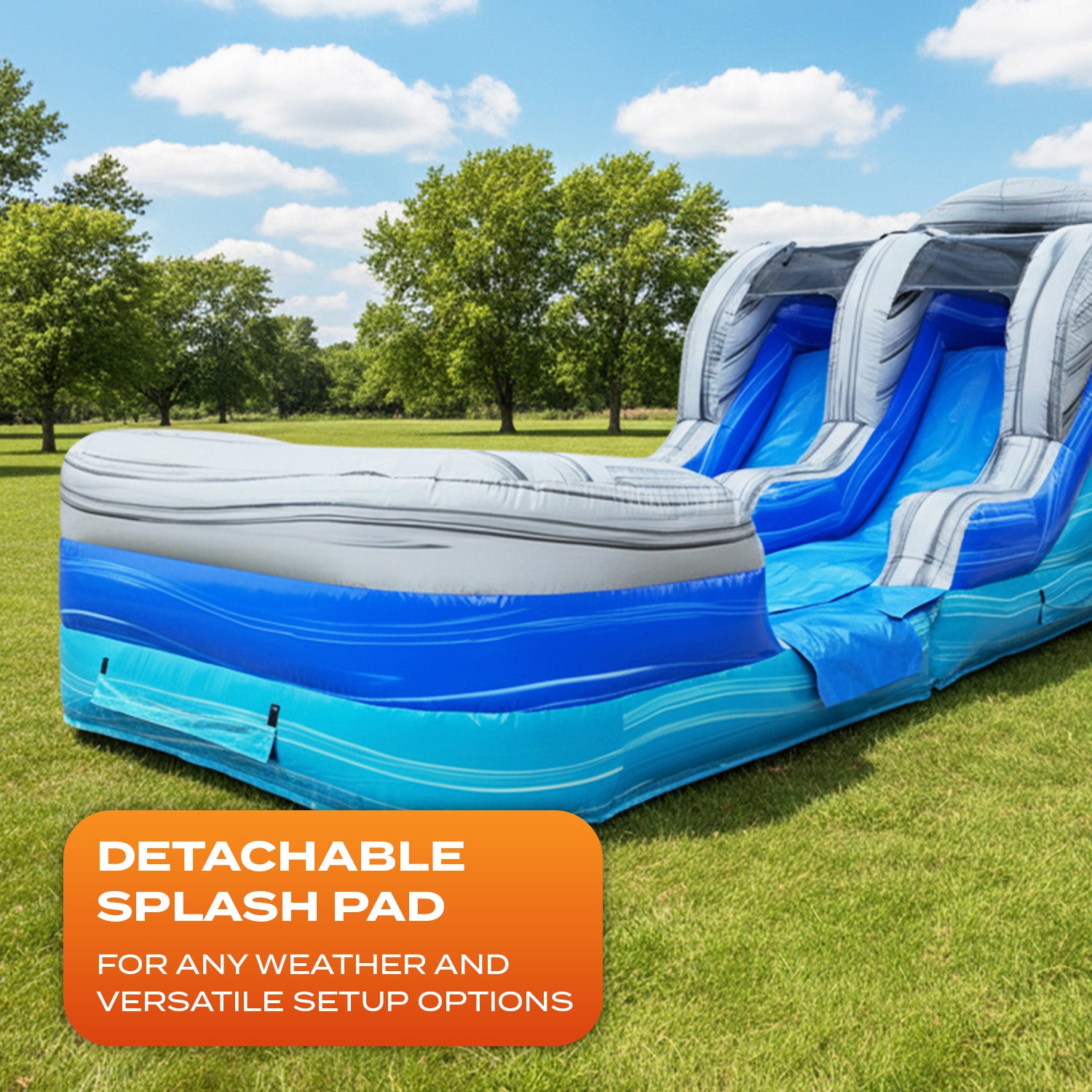 OCEAN BLUE 46 FT EXTENDED WET DRY OBSTACLE