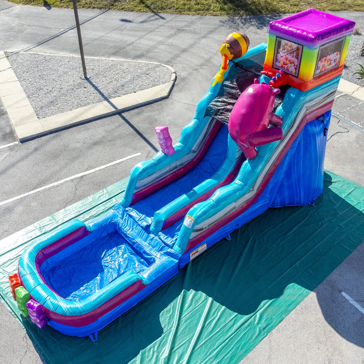 GUMMY BEARS 15 FT SLIDE