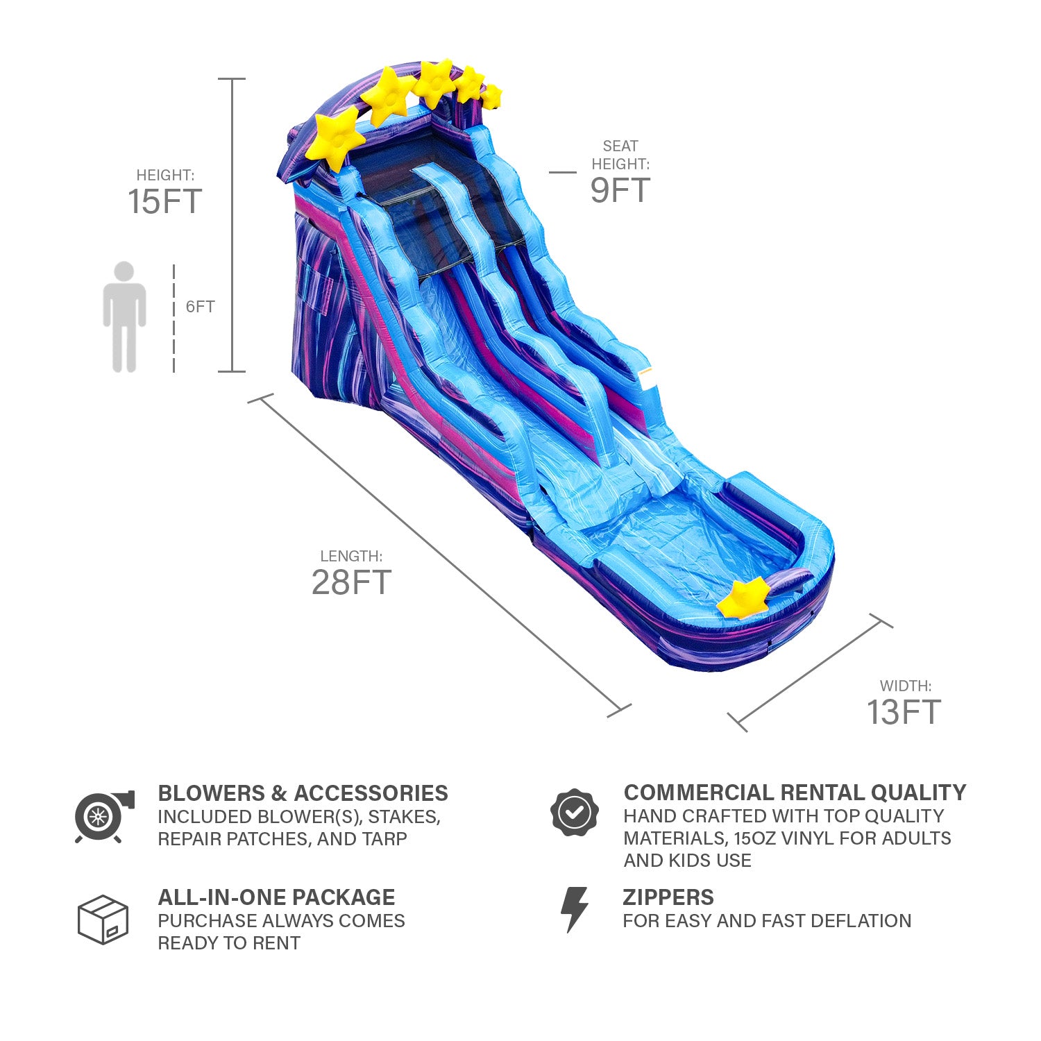 GALAXY 15 FT SLIDE