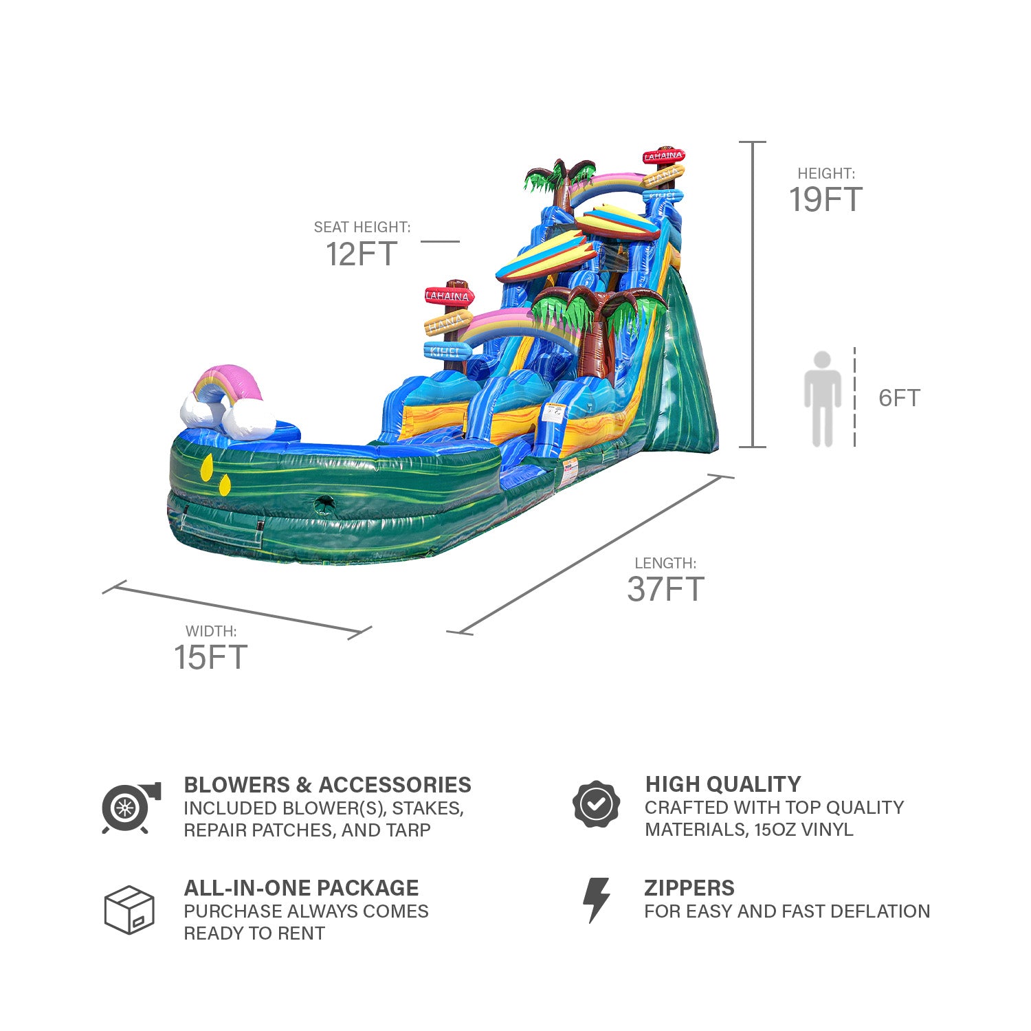 BEACH CAMPER 19 FT SLIDE