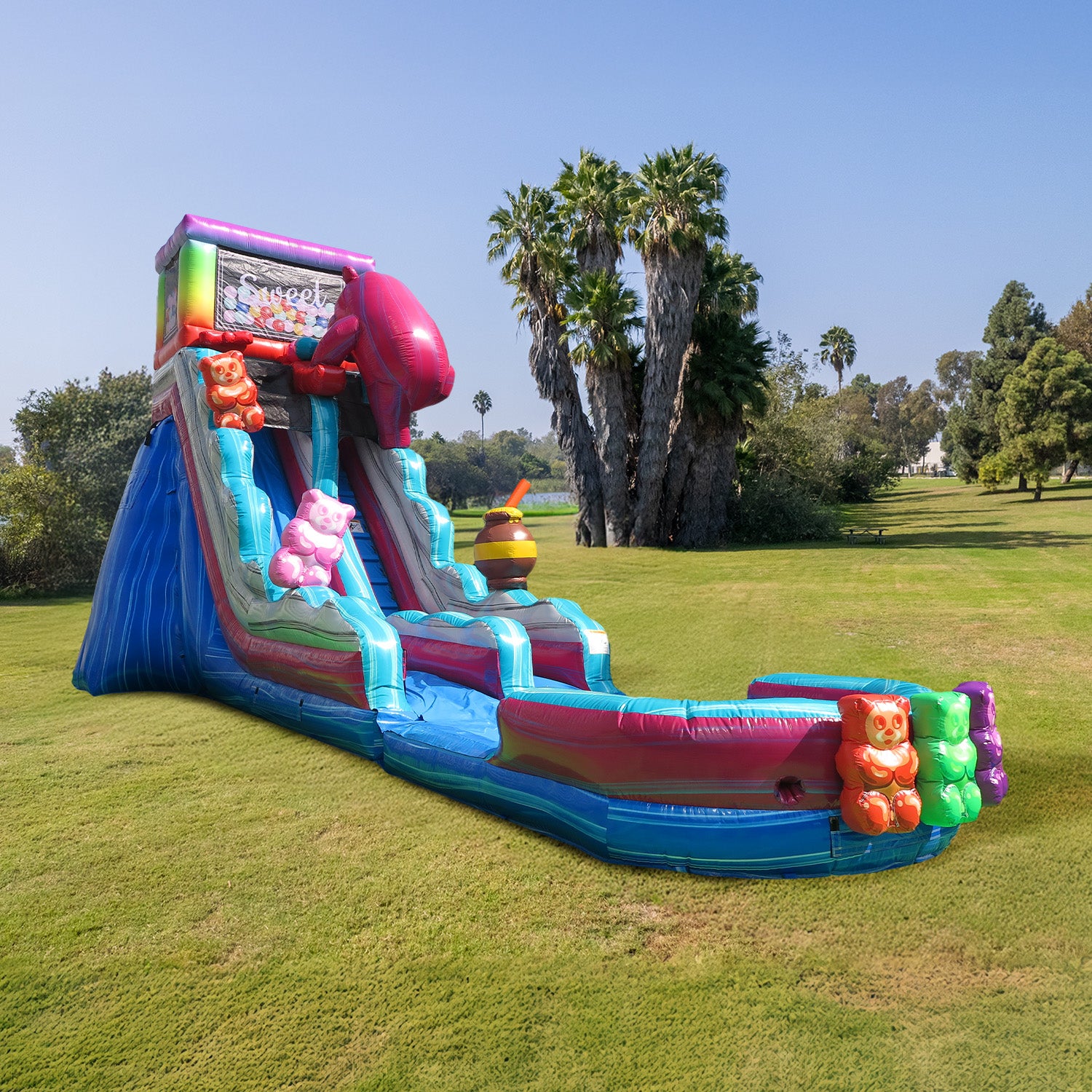 GUMMY BEARS 19 FT SLIDE