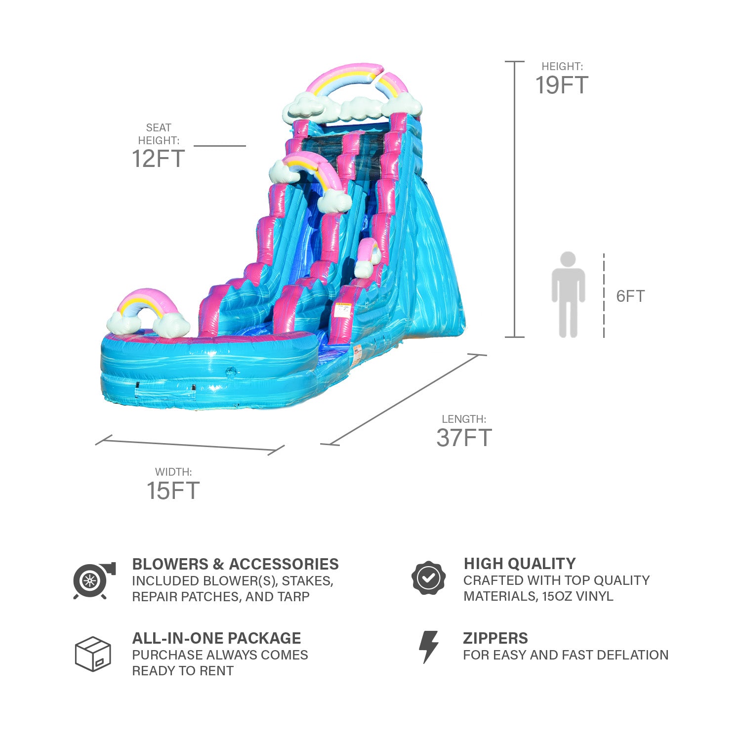 I'MPERFECTLY 19 FT SLIDE