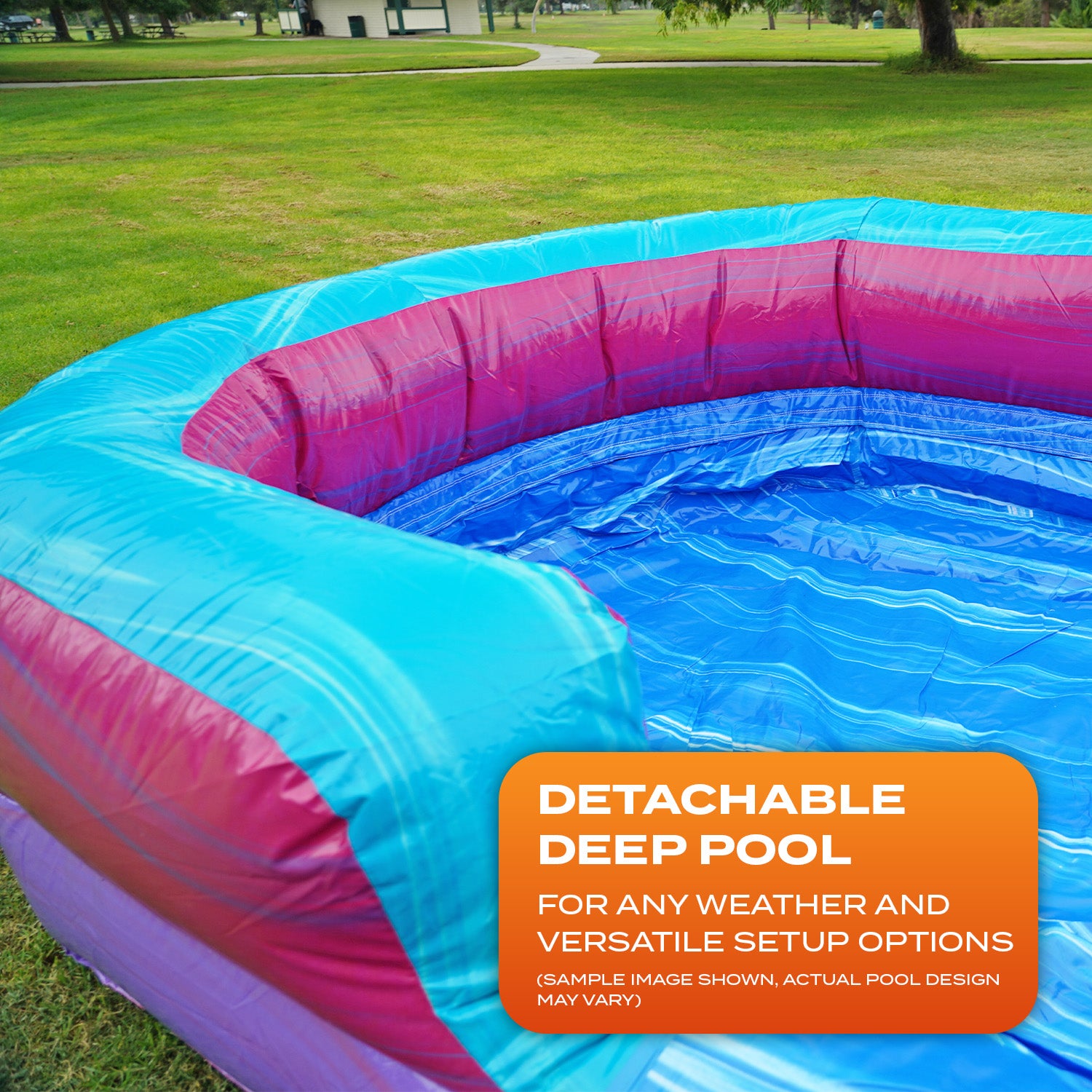 LET'S PARTY 19 FT SLIDE