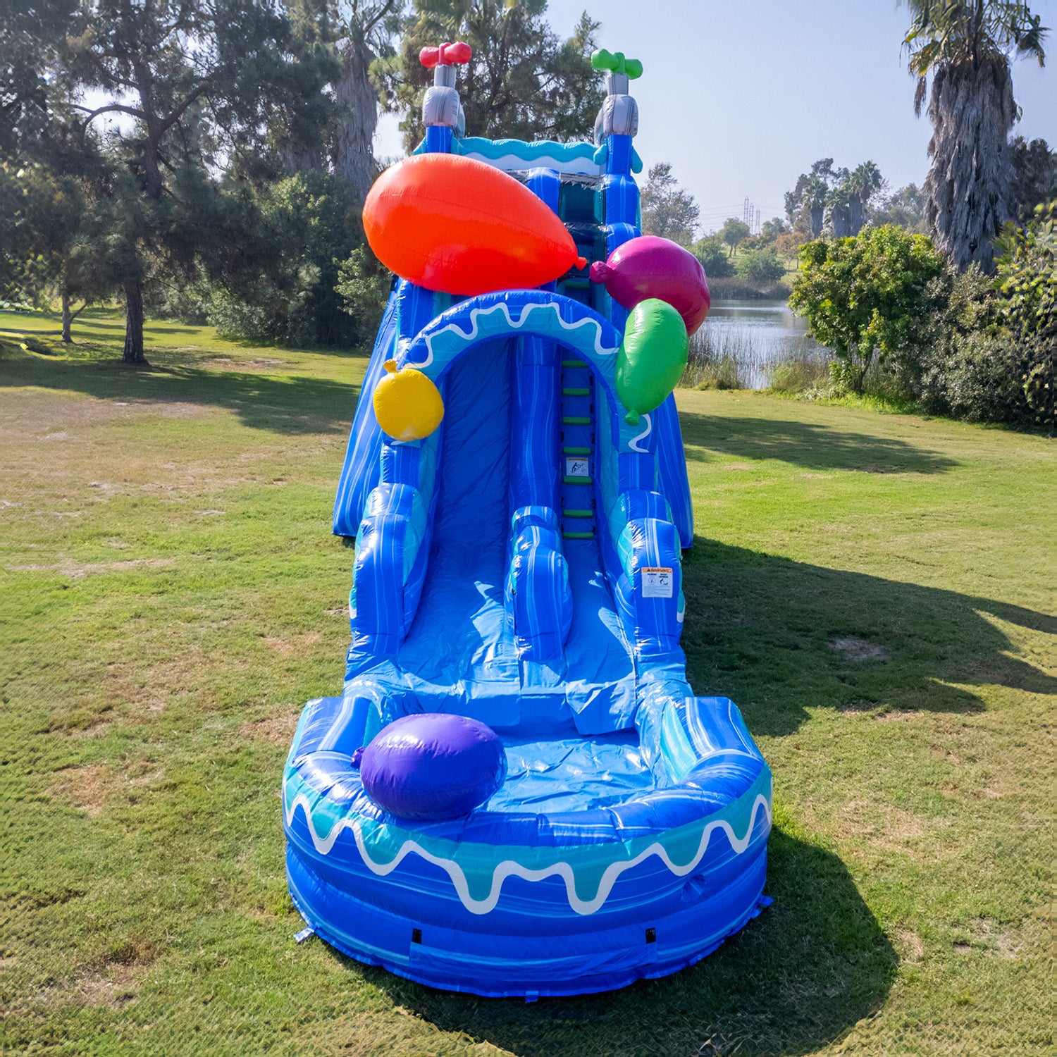 WATER BALLOONS 19 FT SLIDE
