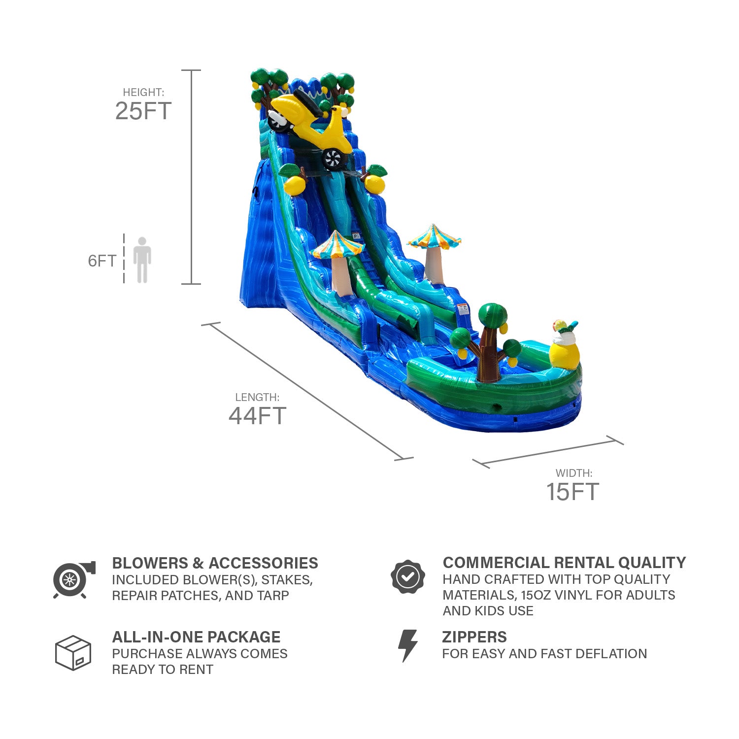 AMALFI COAST 25FT SLIDE