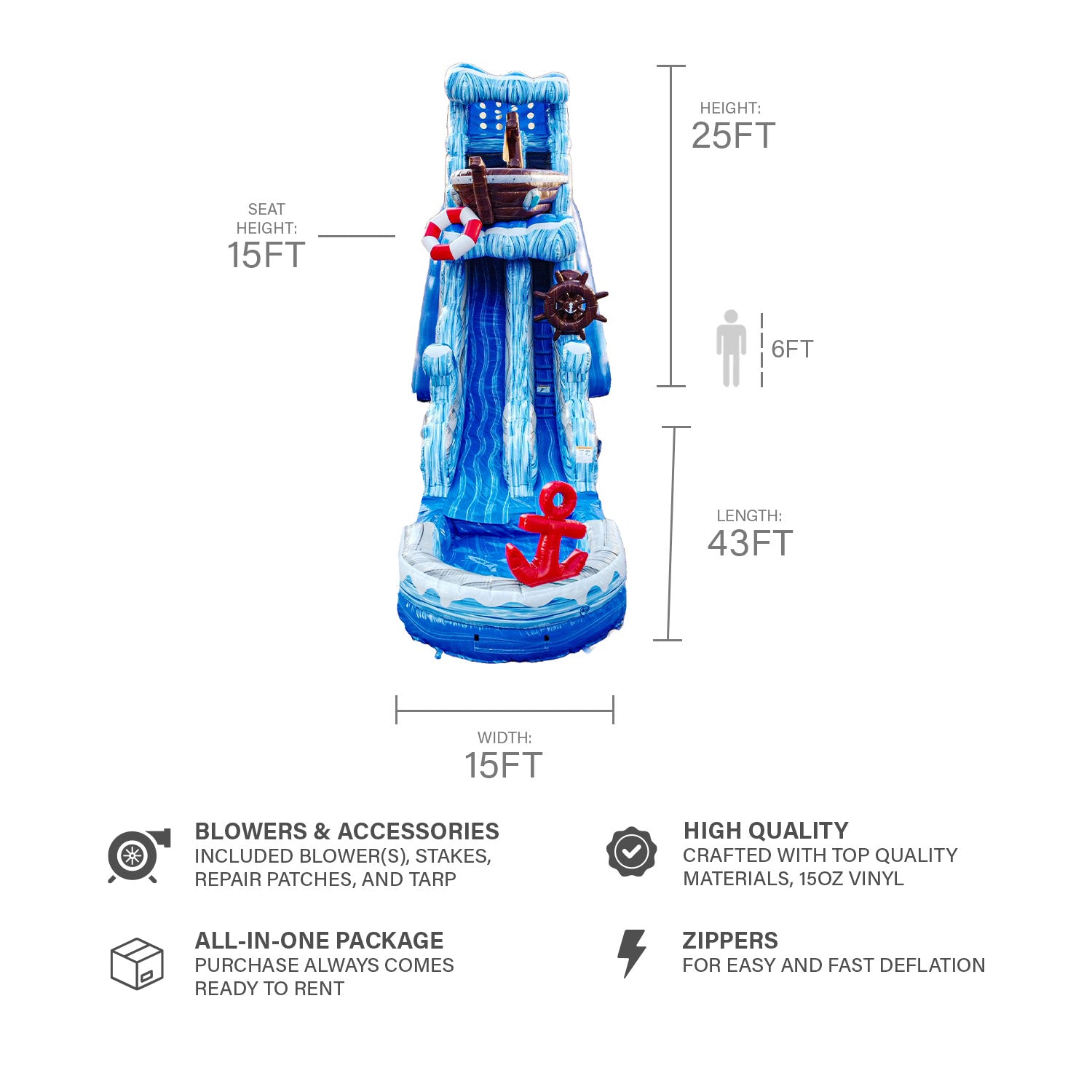 OFFSHORE ADVENTURE 25 FT SLIDE