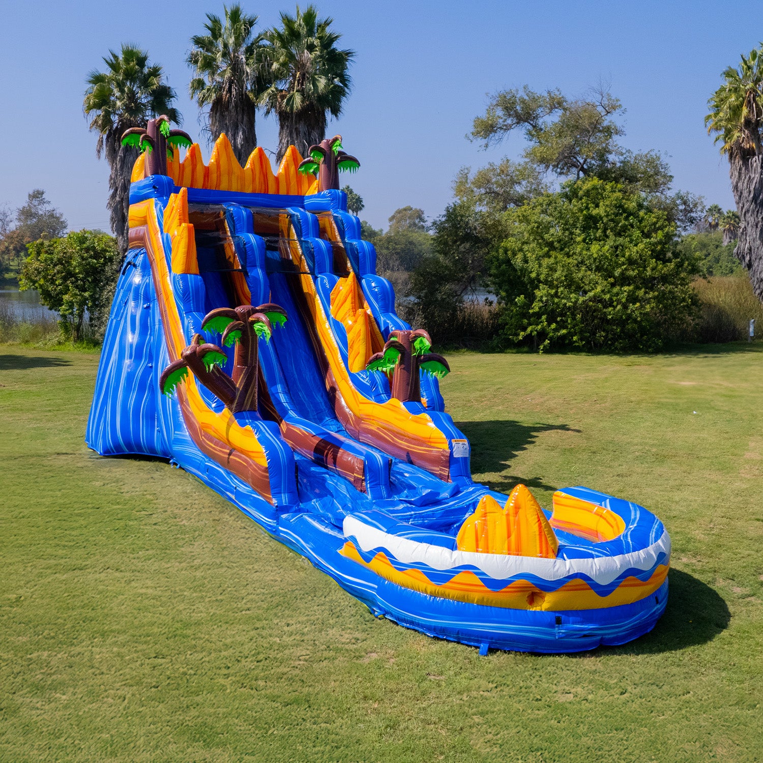 OASIS 20 FT DUAL LANE SLIDE