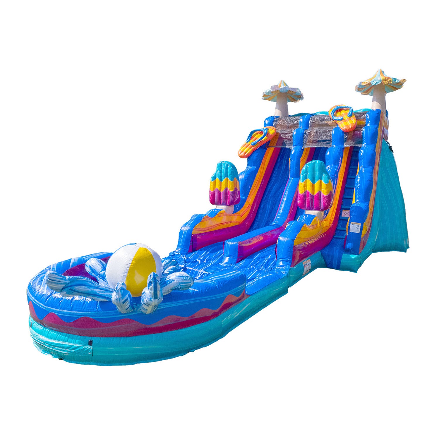 POOL PARTY 20 FT DUAL LANE SLIDE