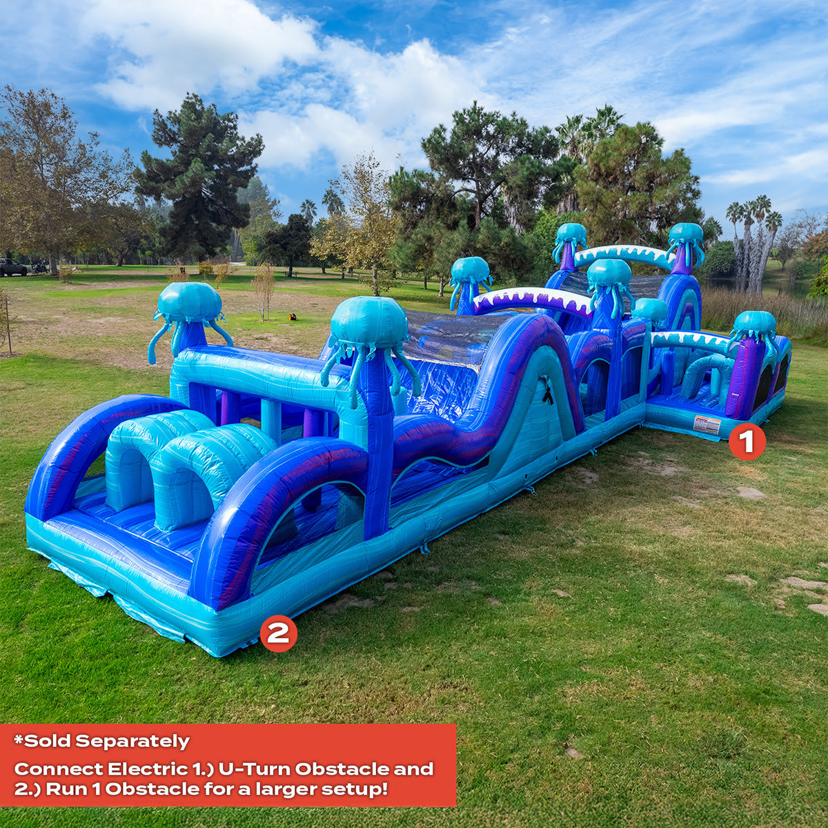 ELECTRIC 40 FT OBSTACLE - RUN 1