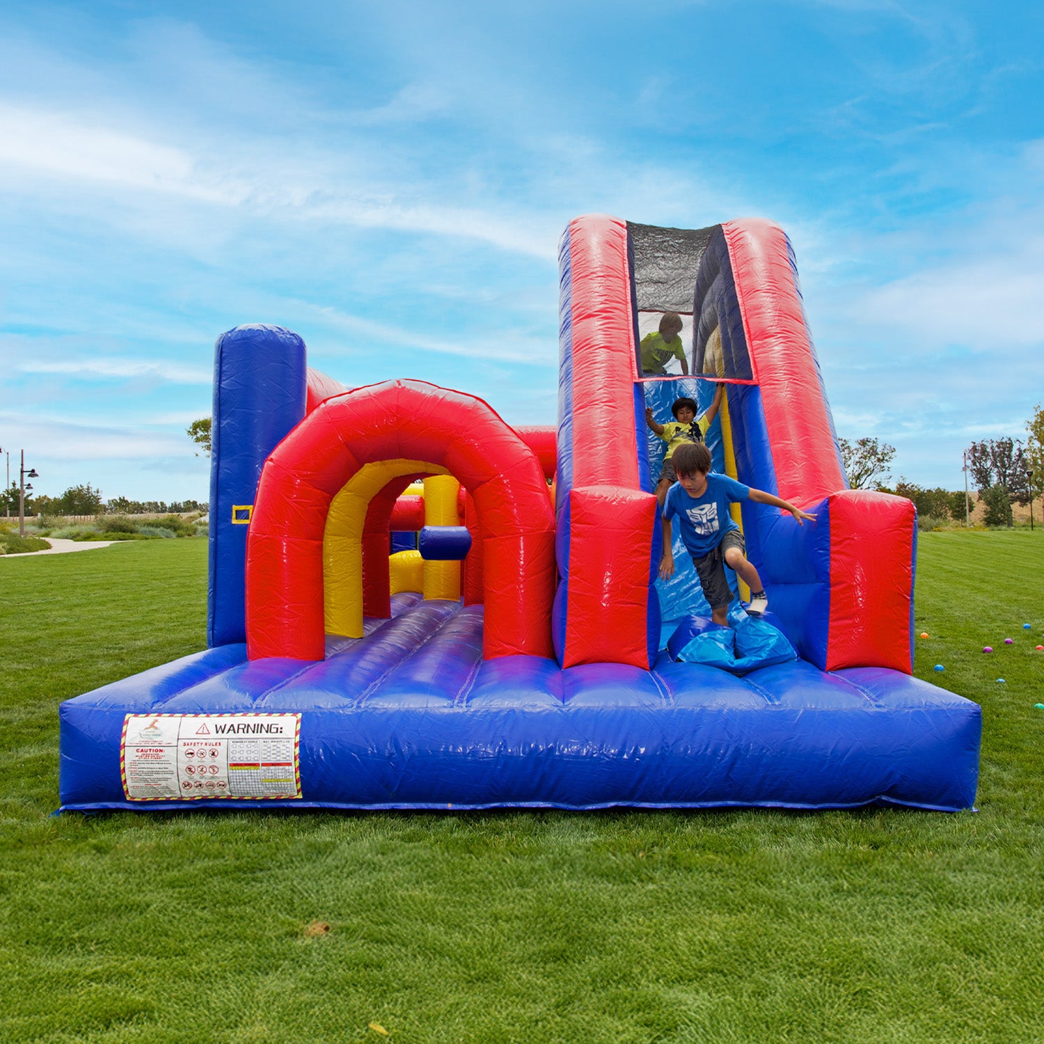 30 ft RAINBOW XTREME OBSTACLE