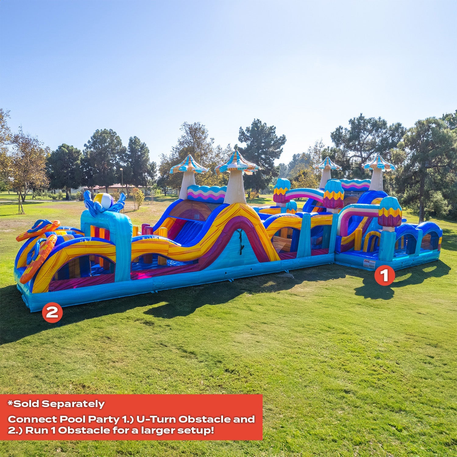 POOL PARTY 40 FT OBSTACLE - RUN 1